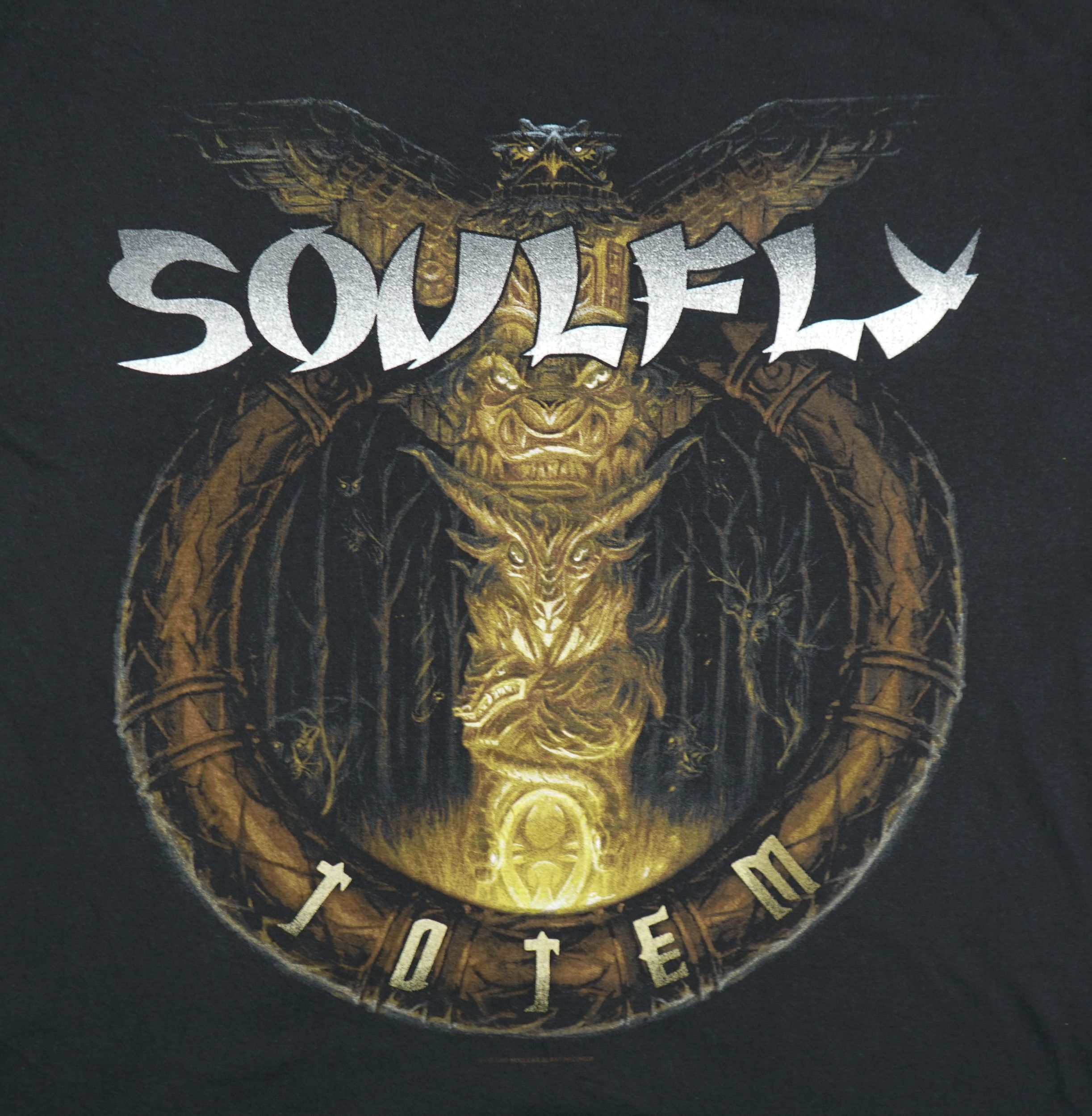 Band Tees × Vintage Vintage Soufly Totem T Shirt Size US L / EU 52-54 / 3 - 2 Thumbnail