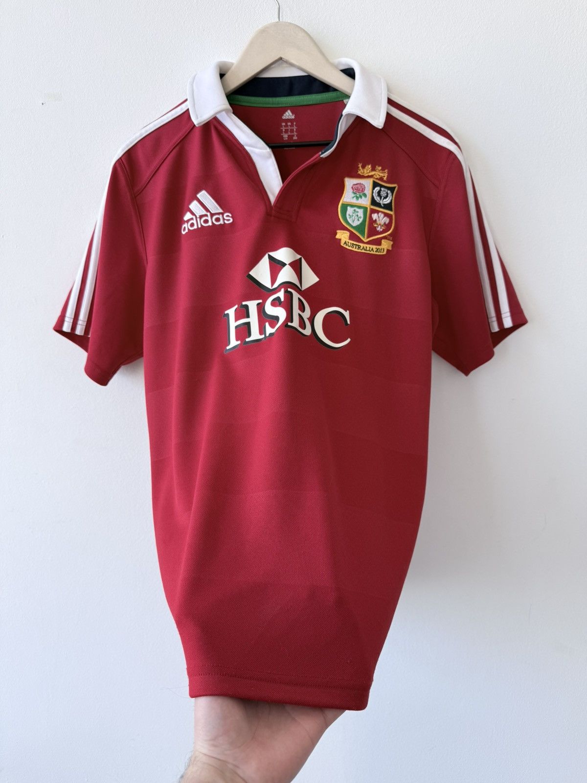 Adidas Adidas British Irish Lions 2012/2013 Home Rugby Jersey Size US L / EU 52-54 / 3 - 4 Thumbnail
