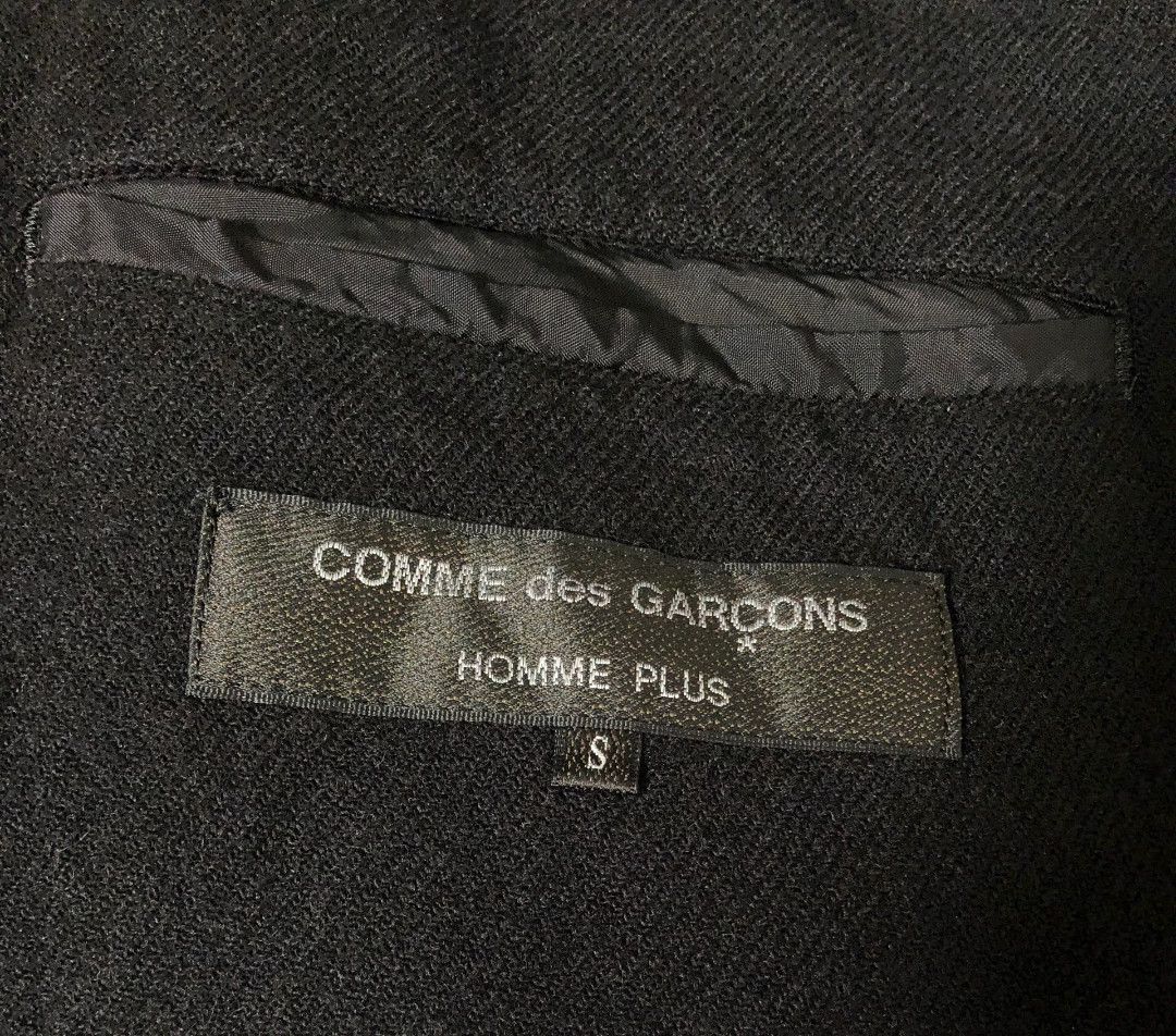 Comme des Garcons CDG Homme 2017AW 3D Sculpture Classic Overcoat Black 43 Size US S / EU 44-46 / 1 - 8 Thumbnail