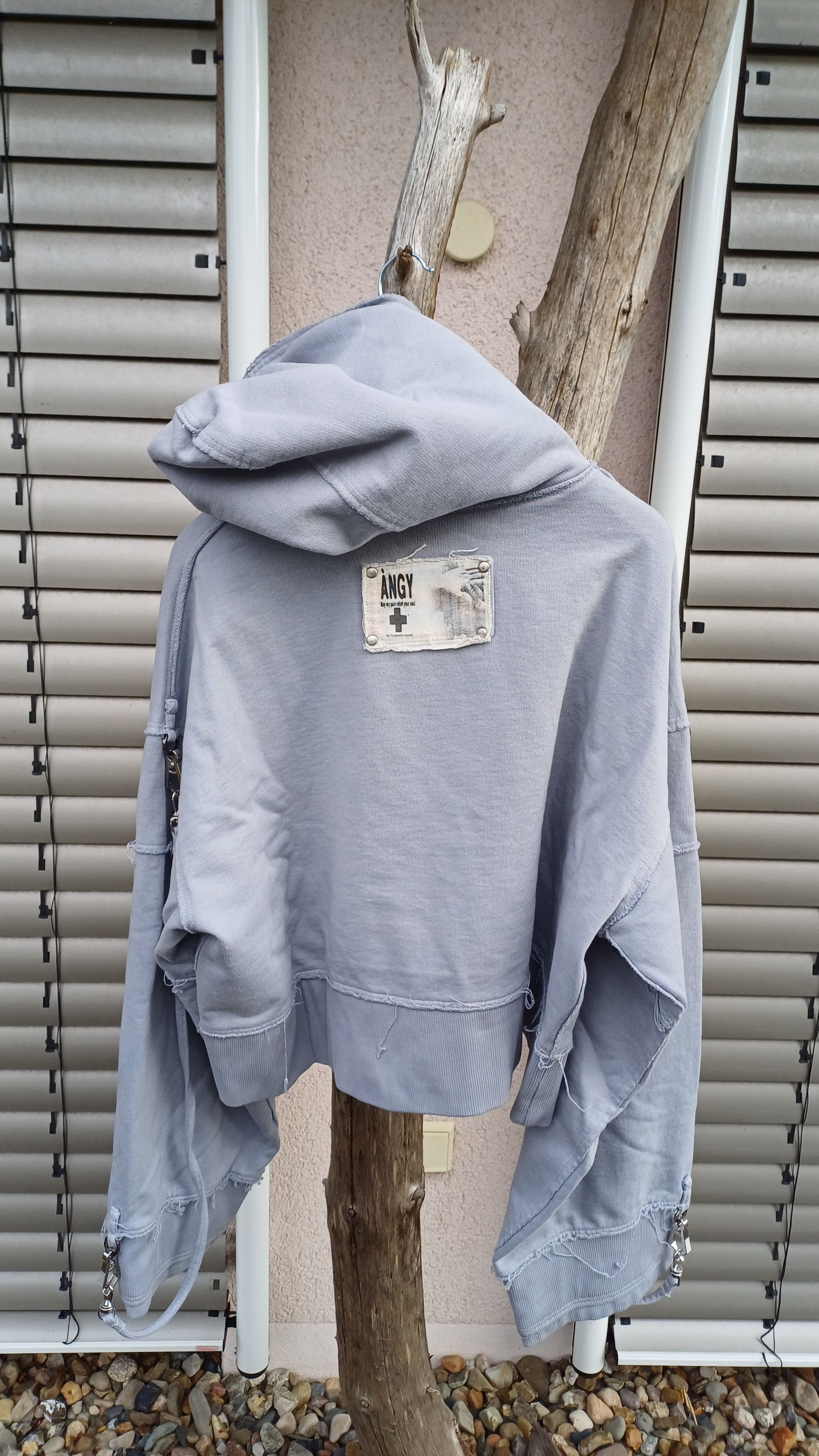SHINE LUXURY Shine Luxury Studios cropped bondage Hoodie Size US L / EU 52-54 / 3 - 3 Thumbnail