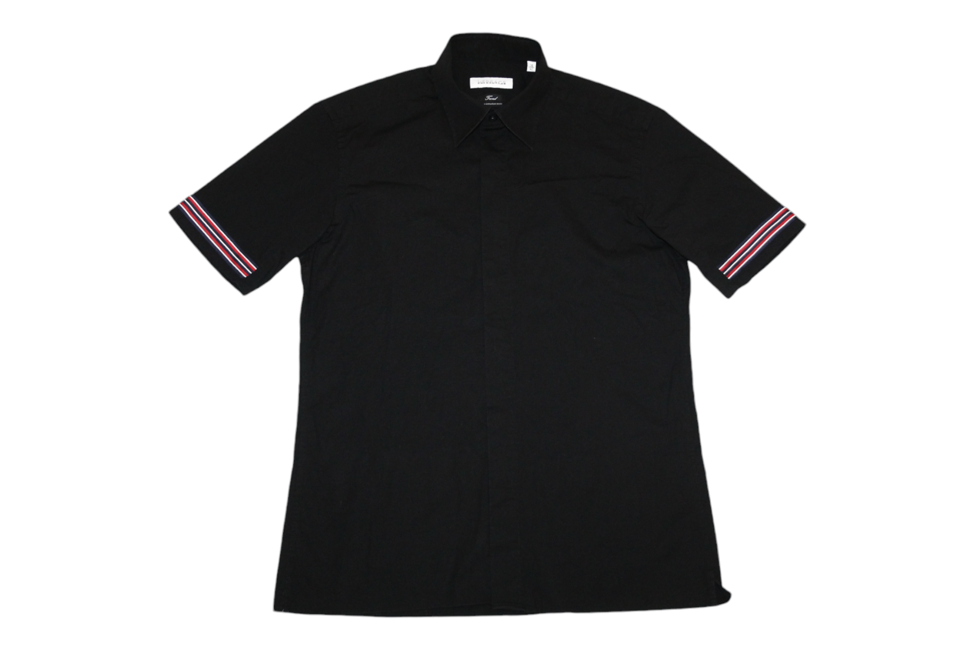 Versace Versace Collection Trend red taped short sleeve casual shirt Size US L / EU 52-54 / 3 - 1 Thumbnail