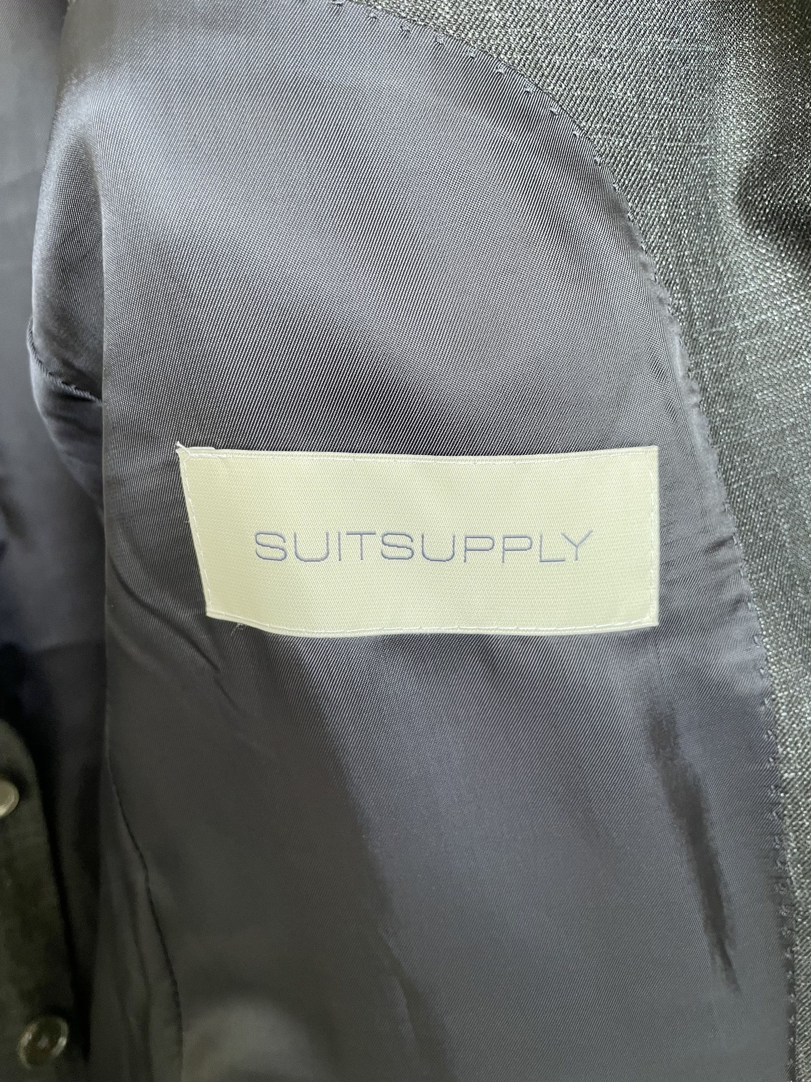 Suitsupply NWT Suitsupply charcoal full canvas jacket, size 40R\EU50 Size 40R - 6 Thumbnail