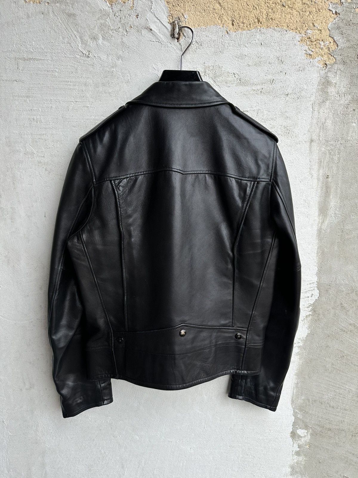 Hedi Slimane × Saint Laurent Paris [50] 2015 Black L01 lambskin leather jacket Size US M / EU 48-50 / 2 - 9 Thumbnail