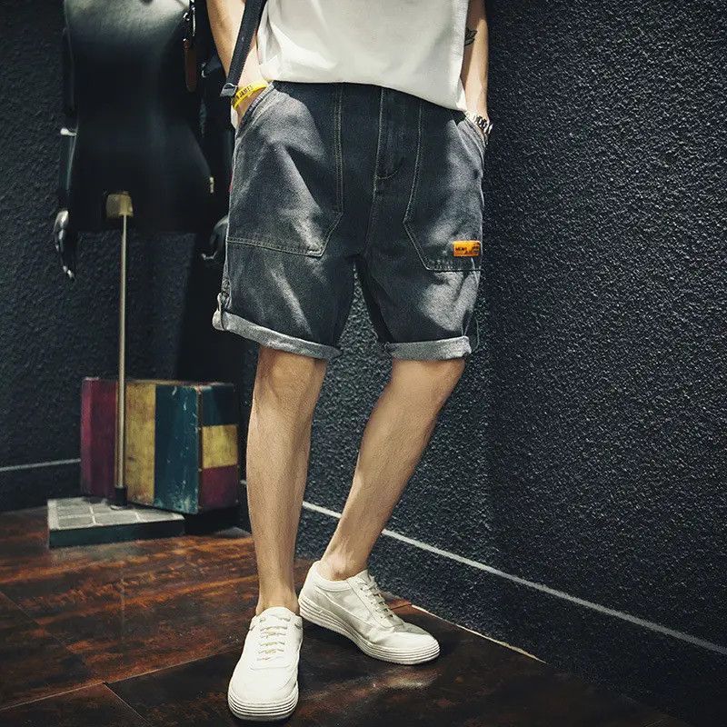 Japanese Brand Retro ripped casual denim shorts Size US 32 / EU 48 - 5 Thumbnail