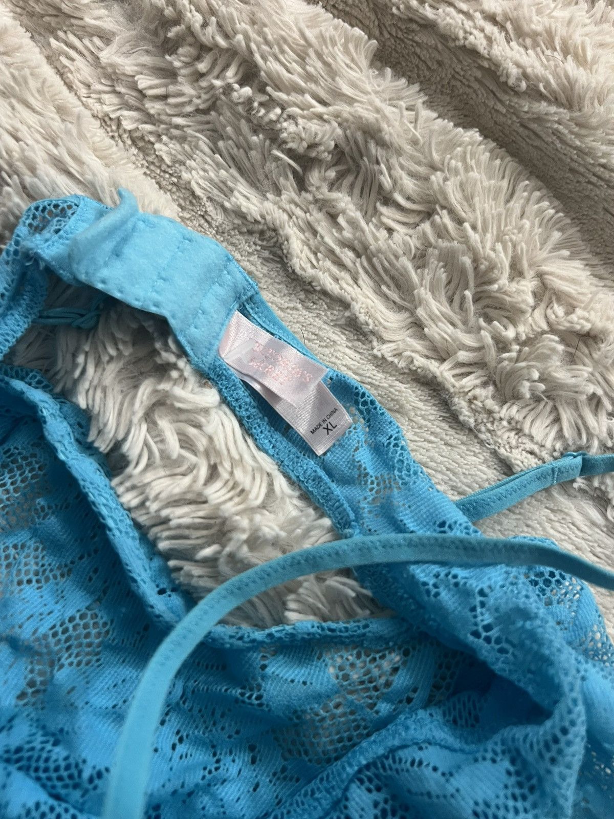 Victoria's Secret Blue Floral Sheer Victoria’s Secret Slip Size XL / US 12-14 / IT 48-50 - 5 Thumbnail