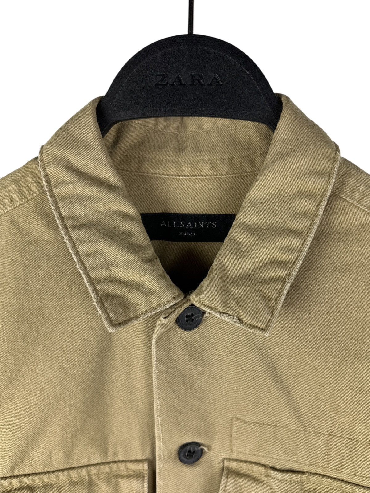 Allsaints Allsaints Encamp Distressed Heavy Shirt L/S Jacket Overshirt Size US S / EU 44-46 / 1 - 4 Thumbnail