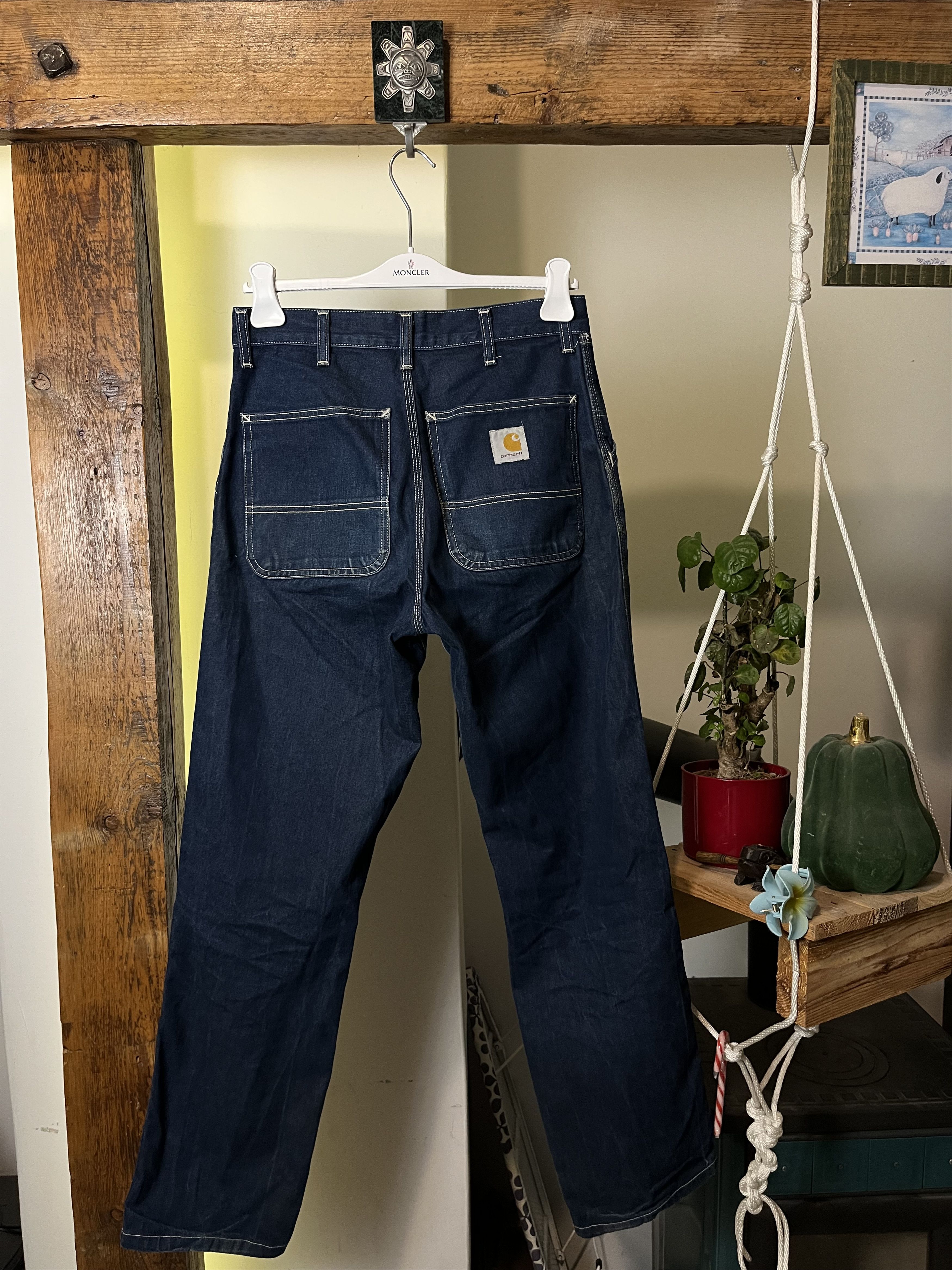 Carhartt × Vintage Carhartt WIP Single Knee Simple Pants Denim Jeans Size US 29 - 1 Thumbnail
