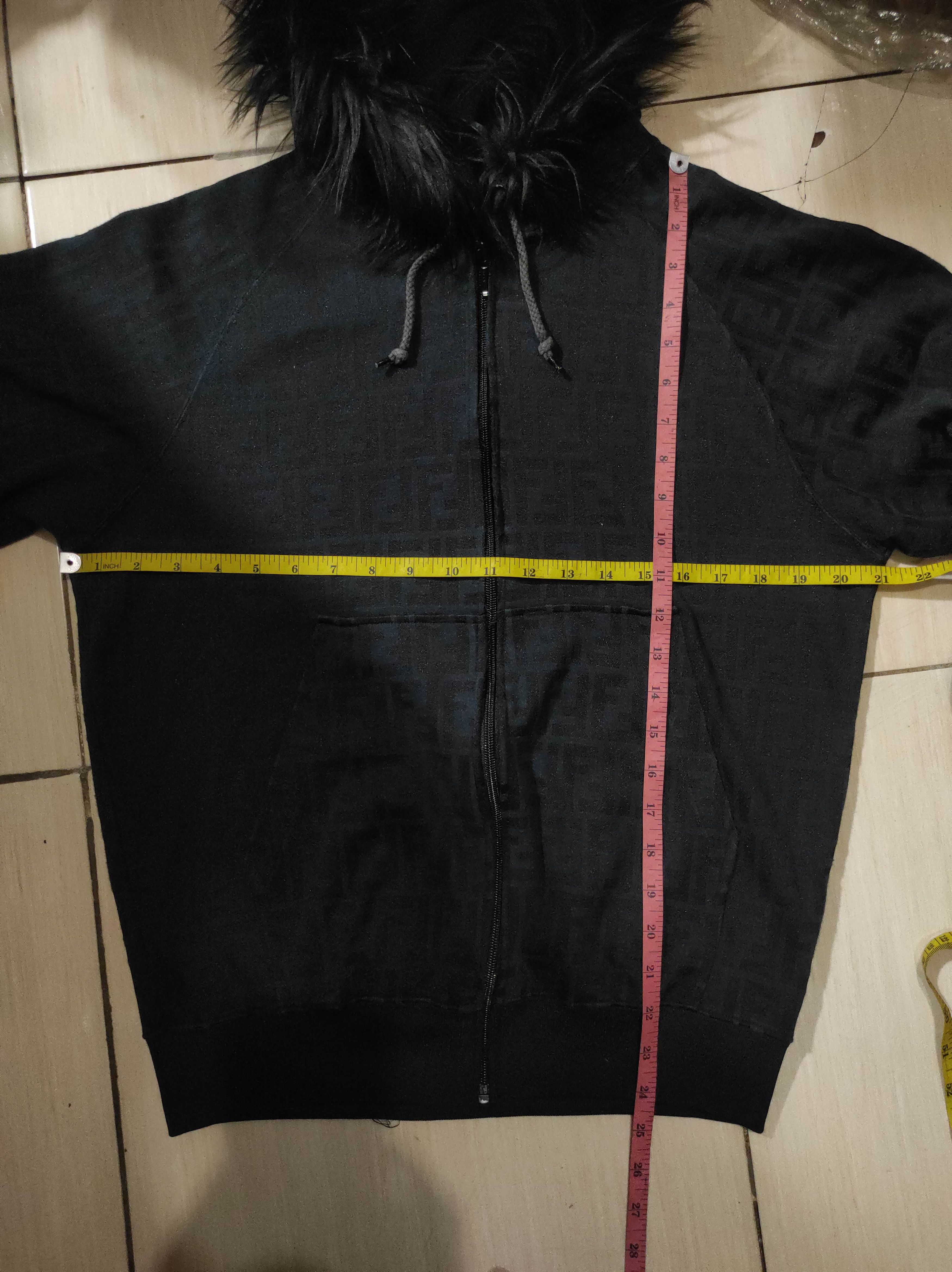 Japanese Brand Black Monogram zip fur hoodie ifsix LGB style Size US M / EU 48-50 / 2 - 14 Thumbnail