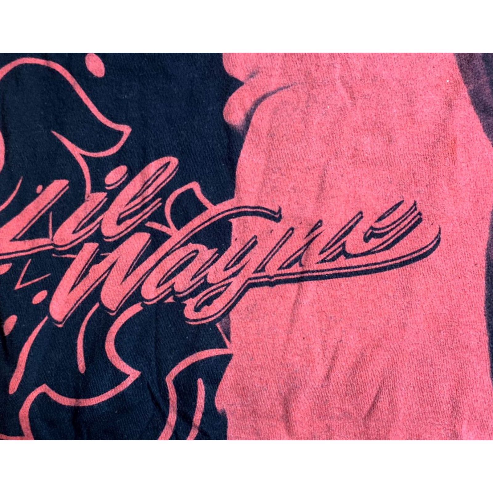 Tultex Lil Wayne 2011 Tour All Over Print Rap T Shirt Black Medium Mens Size US M / EU 48-50 / 2 - 2 Thumbnail