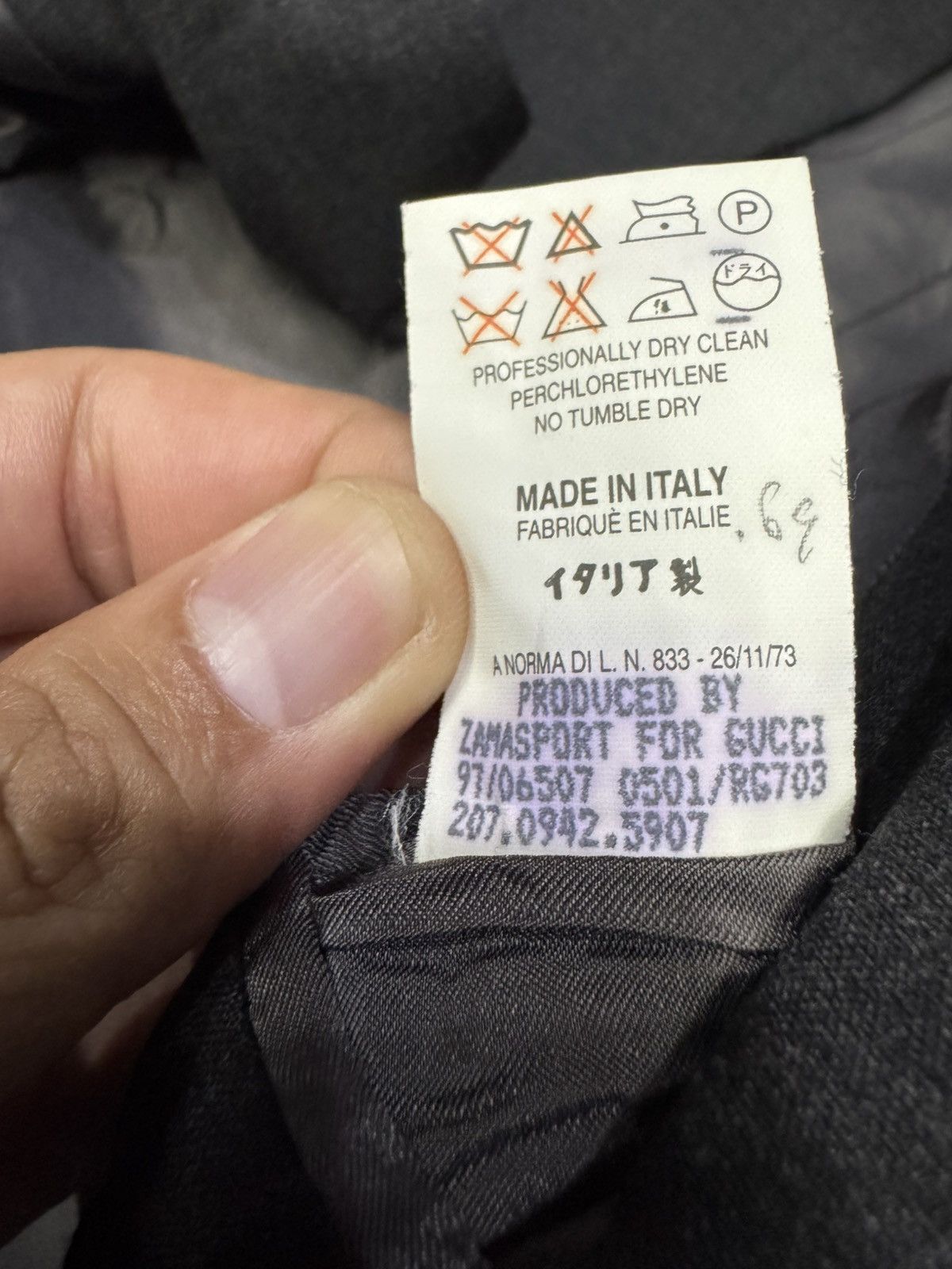 Gucci GUCCI DOUBLE BREASTED GABARDINE LANA WOOL BLAZER JACKET Size XS / US 0-2 / IT 36-38 - 5 Thumbnail