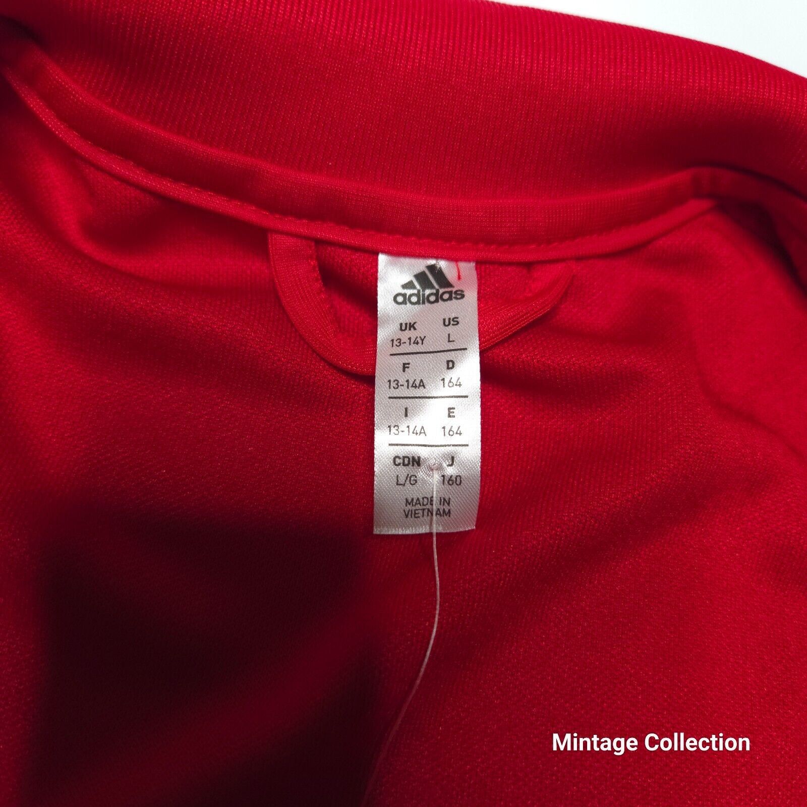 Adidas NEW ADIDAS YOUTH BOYS SIZE L RED TIRO 19 SOCCER TRACK JACKET Size US L / EU 52-54 / 3 - 8 Thumbnail