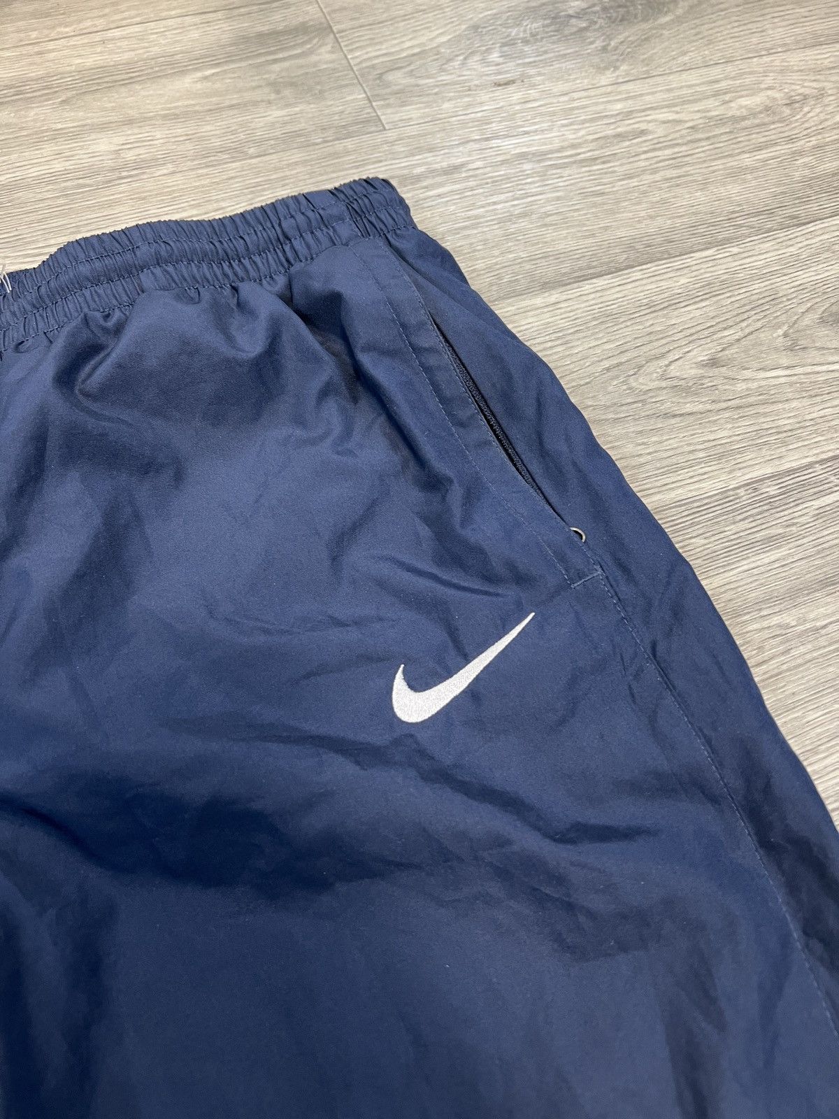 Nike Nike Dri-Fit Vintage Navy Blue Track Pants Swoosh Logo SizeM Size US 32 / EU 48 - 5 Thumbnail