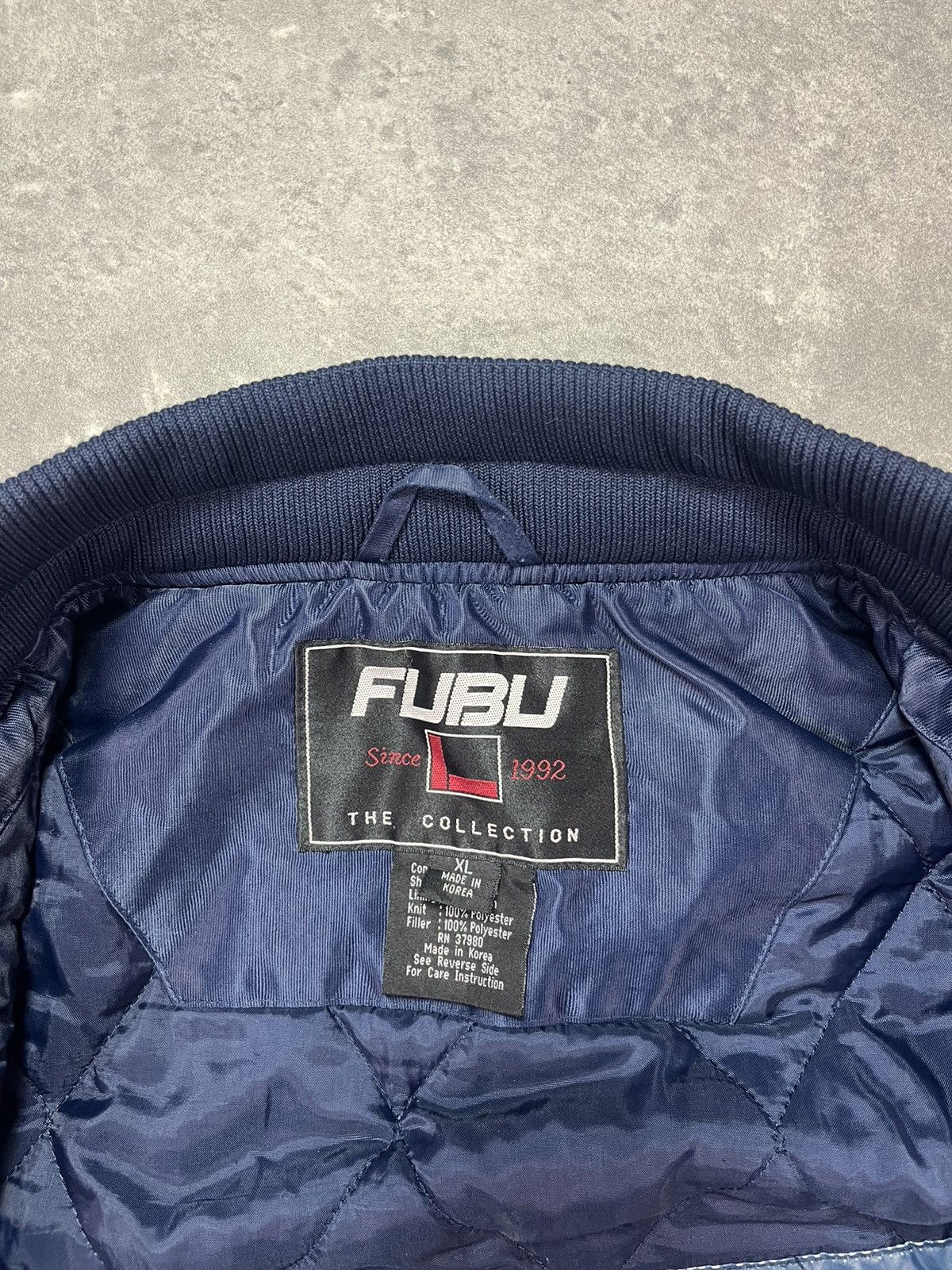Fubu 90s Fubu Vintage Big Logo Made OG Bomber Jacket XL XXL Rare Size US XL / EU 56 / 4 - 17 Thumbnail