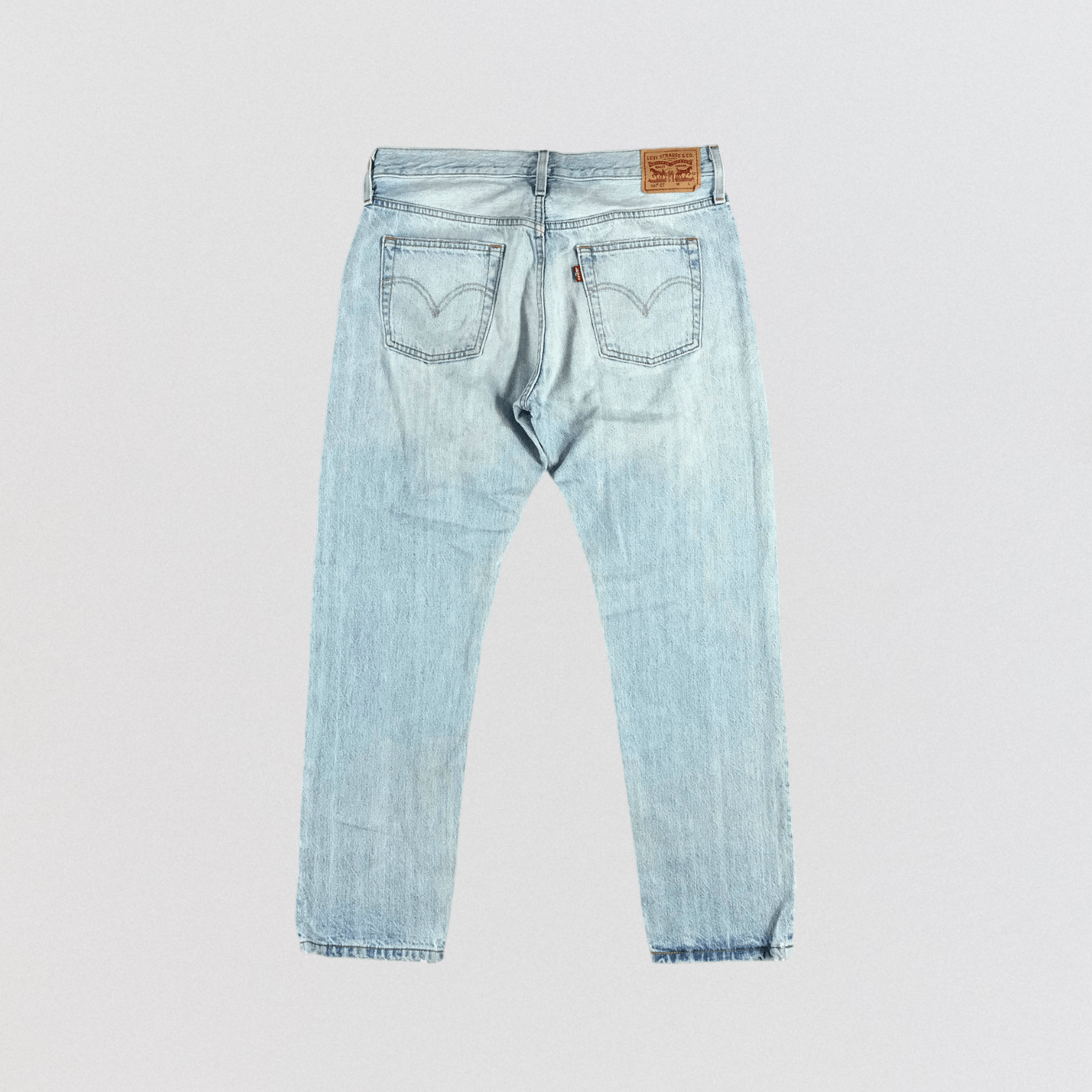 Levi's Vintage Light Wash Levis 501 Jeans-JM2278 Size US 34 / EU 50 - 2 Thumbnail
