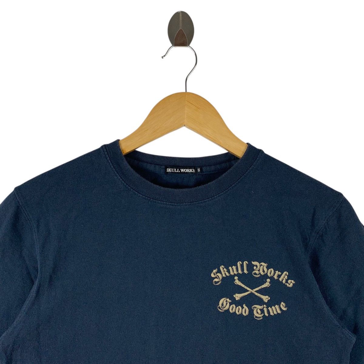 Other Skull Works "Good Time Yard" Graphic 3/4 Sleeve Biker Tee Size US S / EU 44-46 / 1 - 3 Thumbnail