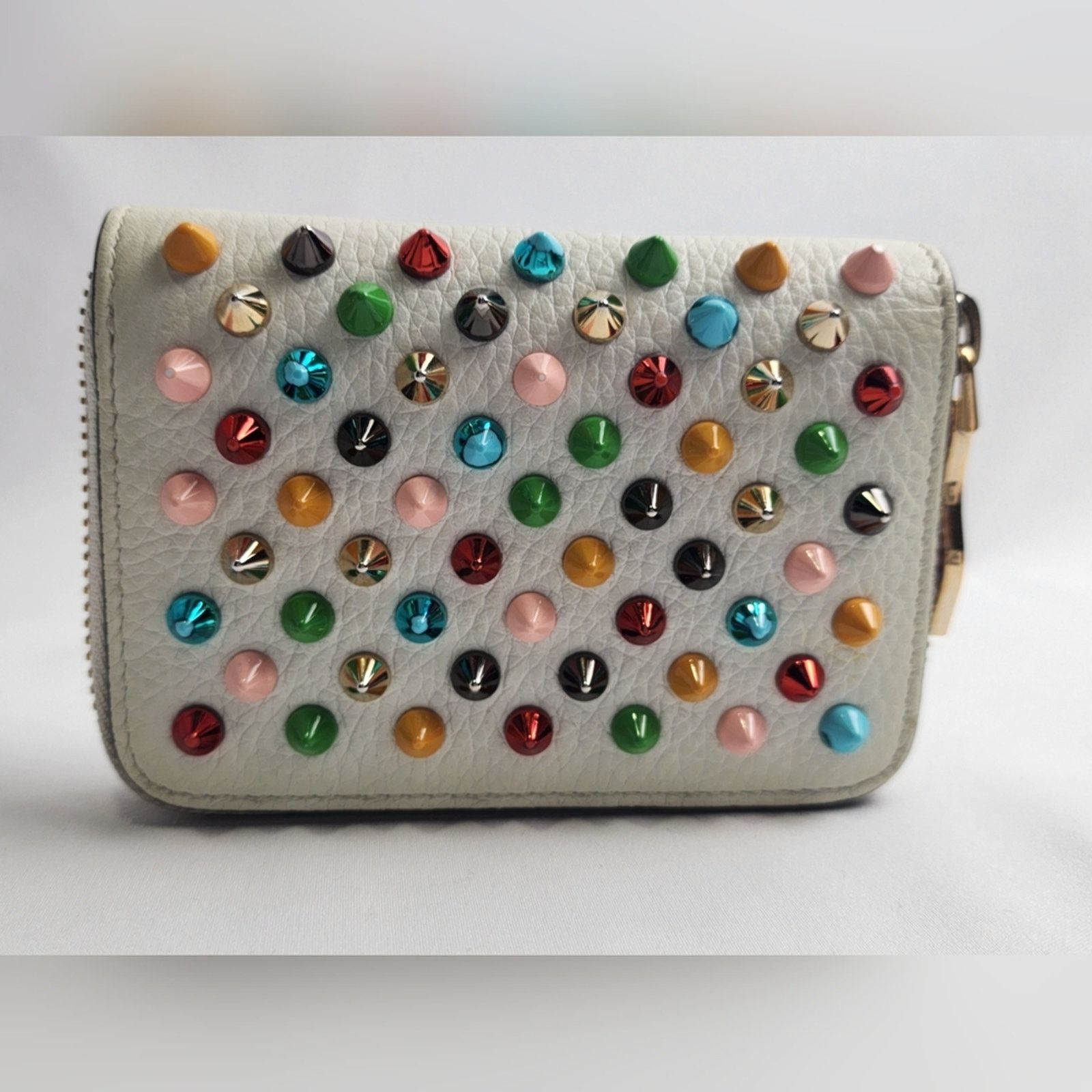 Christian Louboutin Christian Louboutin Multicolor Stud Panettone Spikes Wallet Size ONE SIZE - 2 Thumbnail