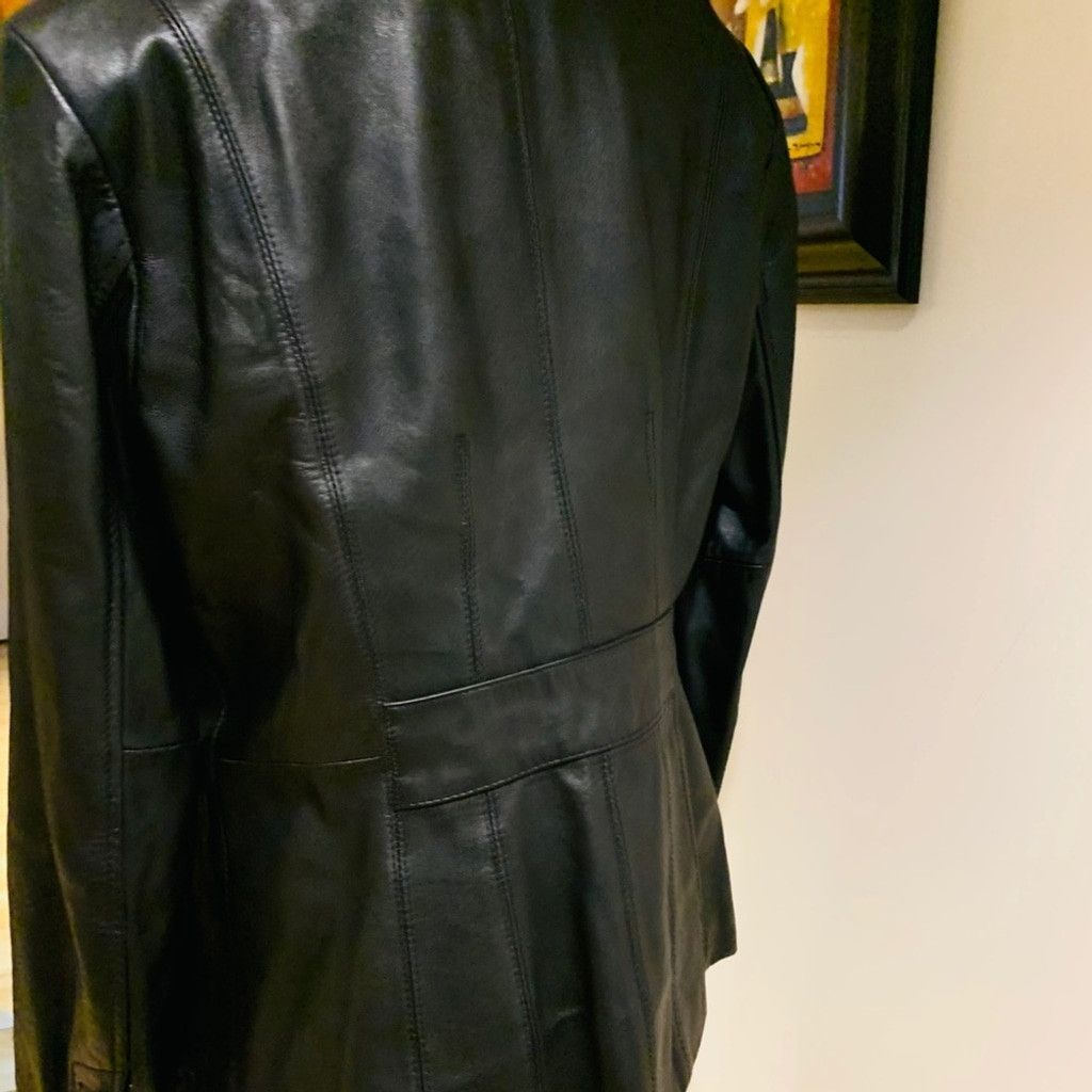 Calvin Klein - Calvin Klein Genuine Leather Black Size S Size S / US 4 / IT 40 - 6 Thumbnail