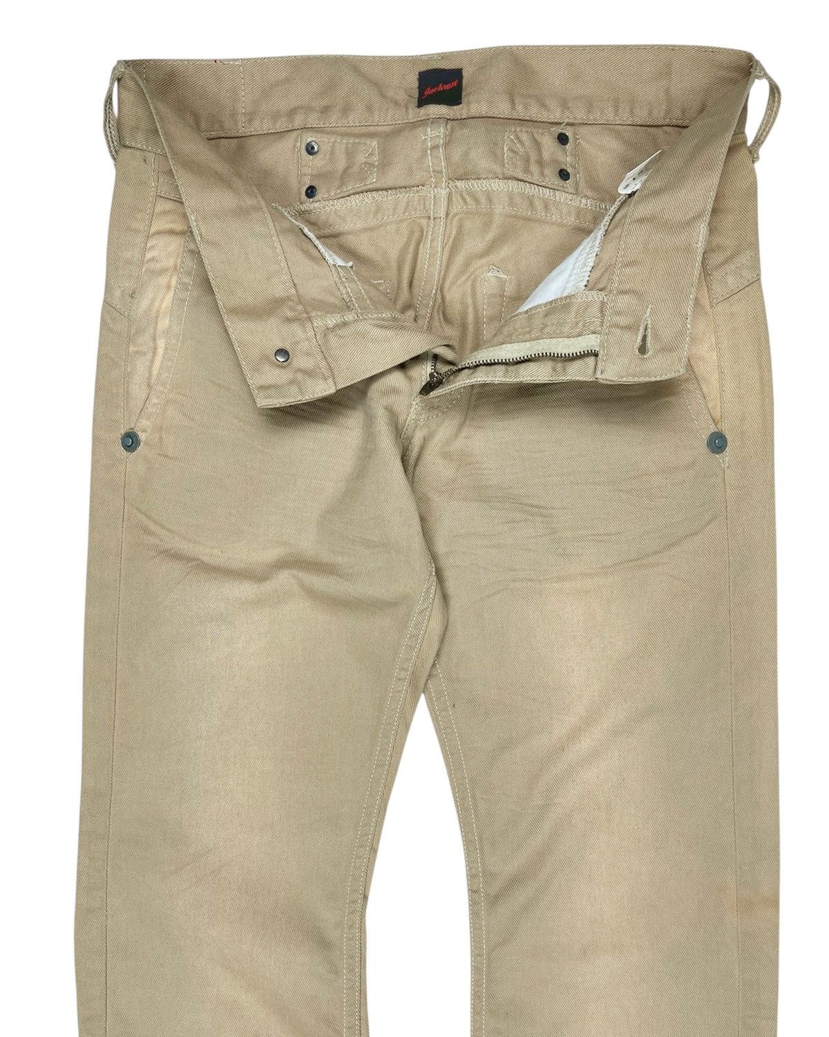 JACKROSE 2000s Jackrose Buckle Back Bootcut Pants Size US 32 / EU 48 - 4 Thumbnail