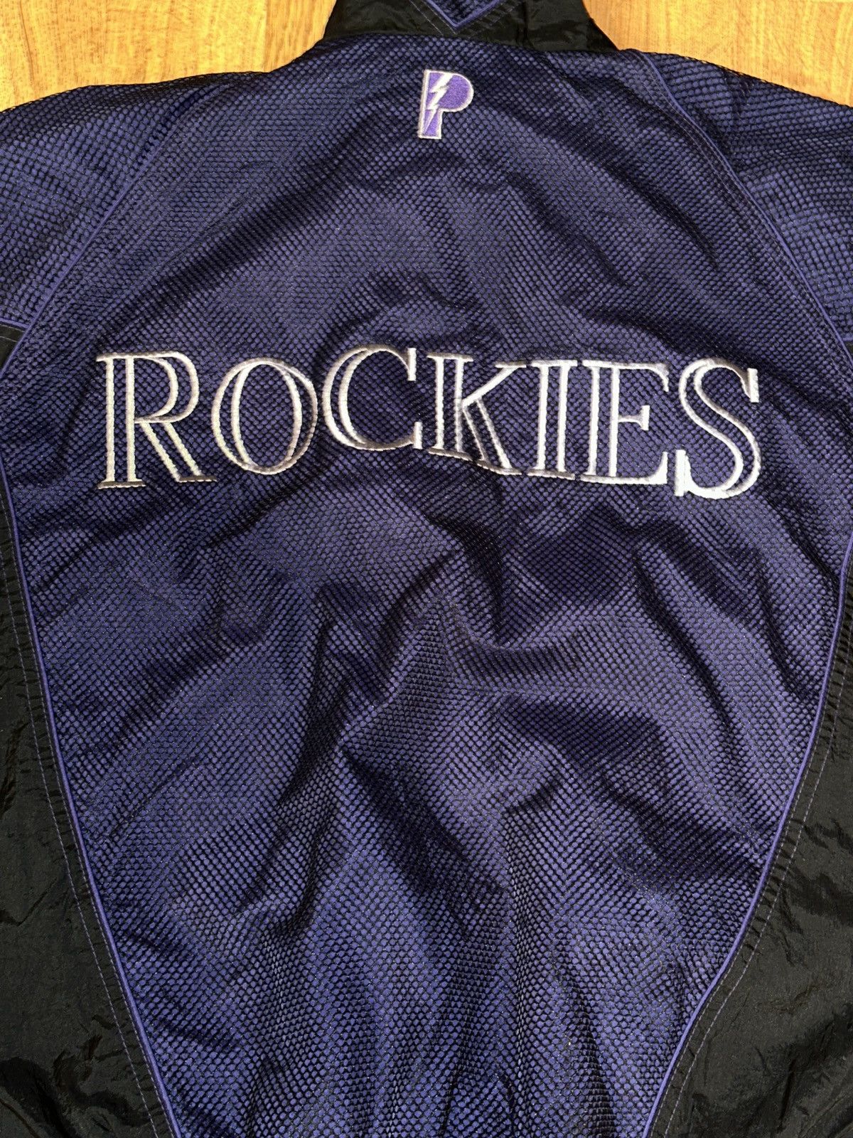 Pro Player VTG 90s Pro Player Colorado Rockies MLB Windbreaker Jacket Size US XL / EU 56 / 4 - 2 Thumbnail
