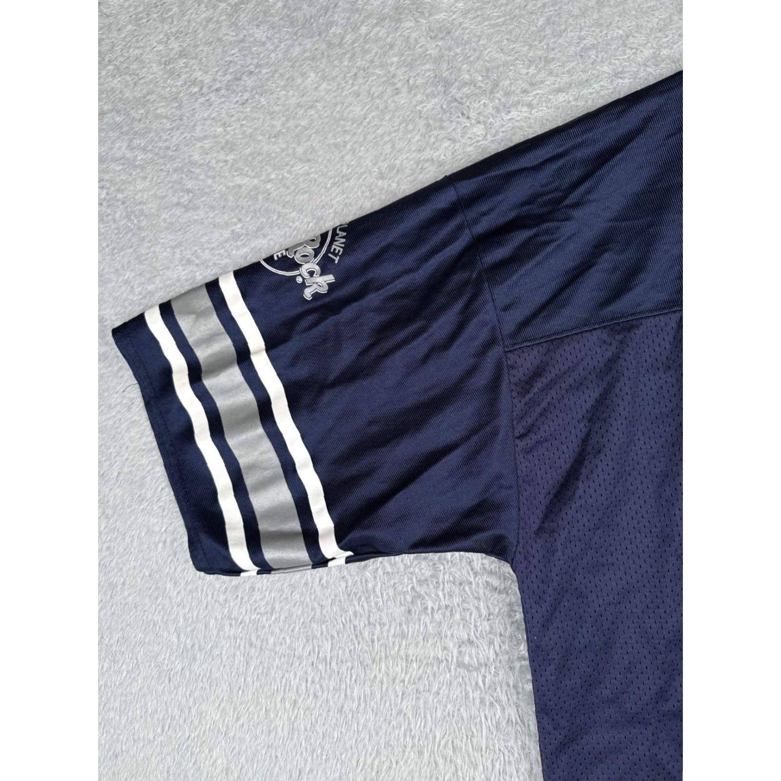 Hard Rock Cafe VINTAGE Hard Rock Cafe Football Jersey Adult Large Blue #00 Denver Made USA Shirt Mens L Blue Football USA 00 Denver Hard Rock Cafe Jersey Size US L / EU 52-54 / 3 - 3 Thumbnail