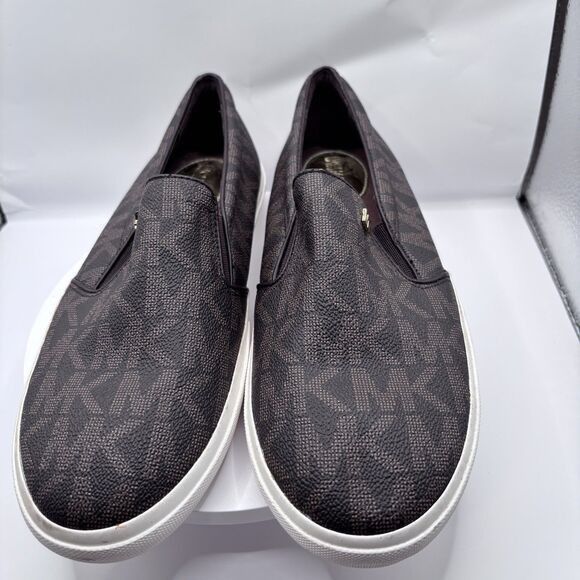 Michael Kors Michael Kors Keaton Signature Logo Brown Sneakers Women 8M Size US 8 / IT 38 - 2 Thumbnail