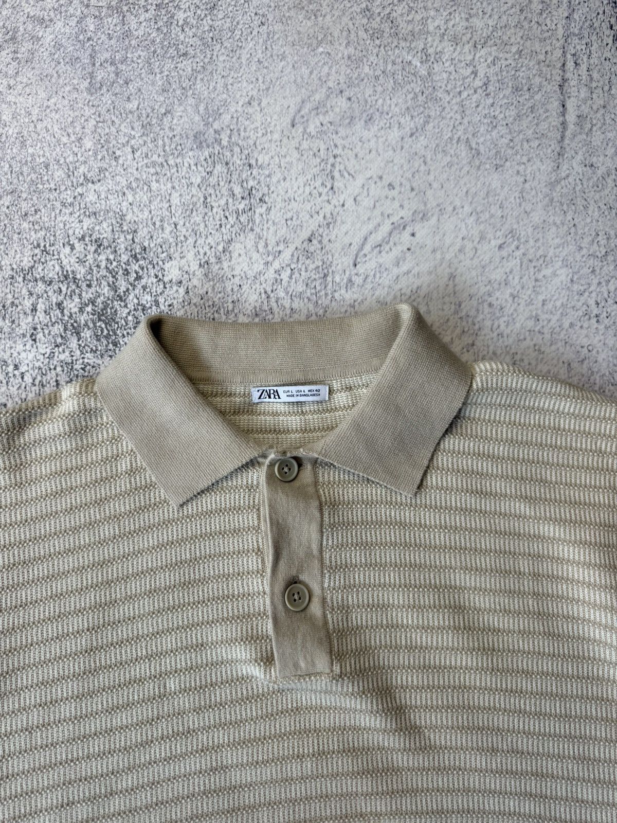 Zara Zara Old Money White Polo Tee Streetwear Hype Size US L / EU 52-54 / 3 - 5 Thumbnail