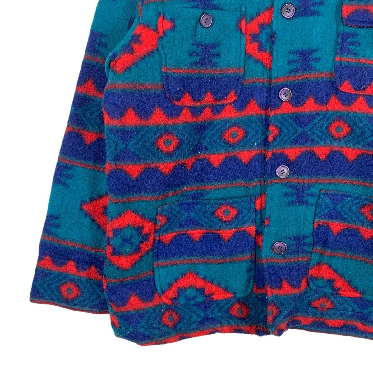 Japanese Brand Greeman Native Aztech Nice Design Multicolor Jacket Size US L / EU 52-54 / 3 - 3 Thumbnail