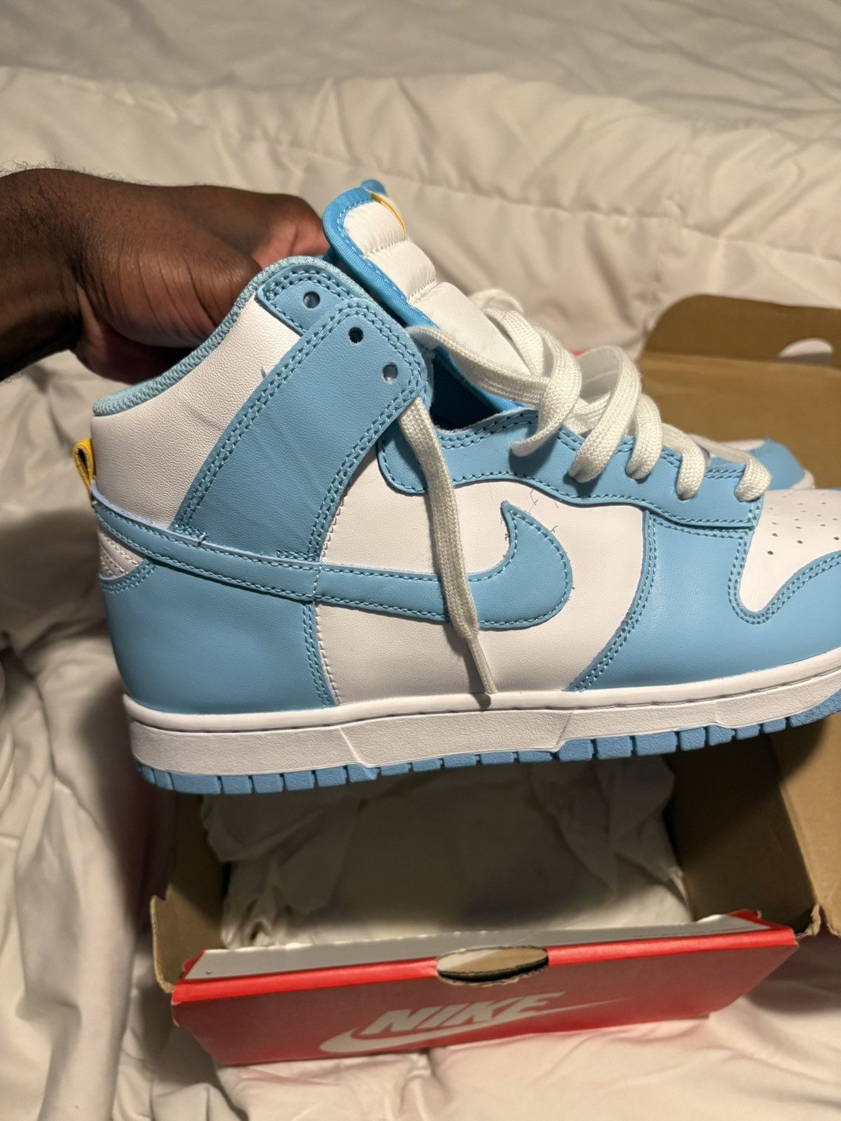 Nike Nike dunk blue chill hi retro size 10 Size US 10 / EU 43 - 2 Thumbnail