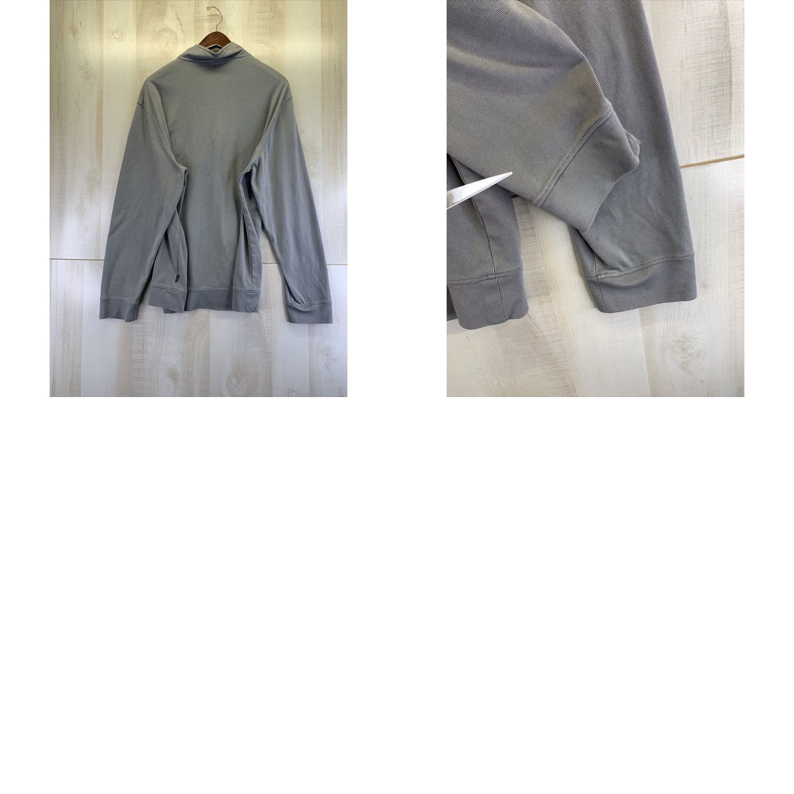 Calvin Klein Calvin Klein Mens XL Gray 1/4 Zip Pullover Shirt - Casual, Travel, Classic Knit Sweater, Mock Neck, Long Sleeve, Zip Closure, Regular Size Size US XL / EU 56 / 4 - 8 Thumbnail