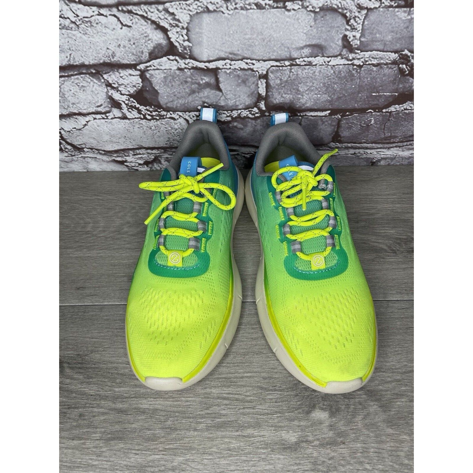 Cole Haan Cole Haan Zero Grand 212850 Journey Blue Yellow Synthetic Sh Size US 7.5 / IT 37.5 - 2 Thumbnail
