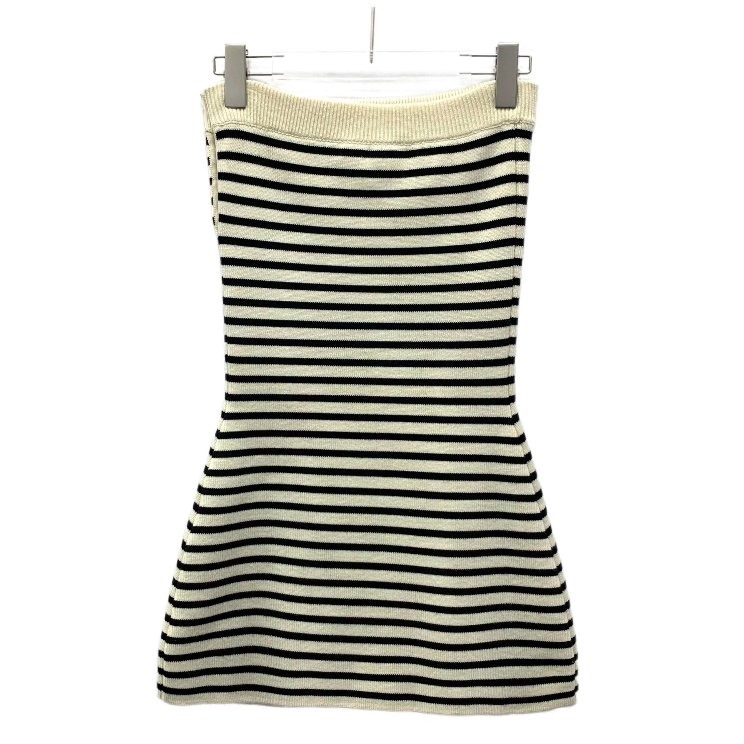 Celine Celine Wool Dress – Striped Colorblock Knit Bustier (Size S) Size S / US 4 / IT 40 - 8 Thumbnail