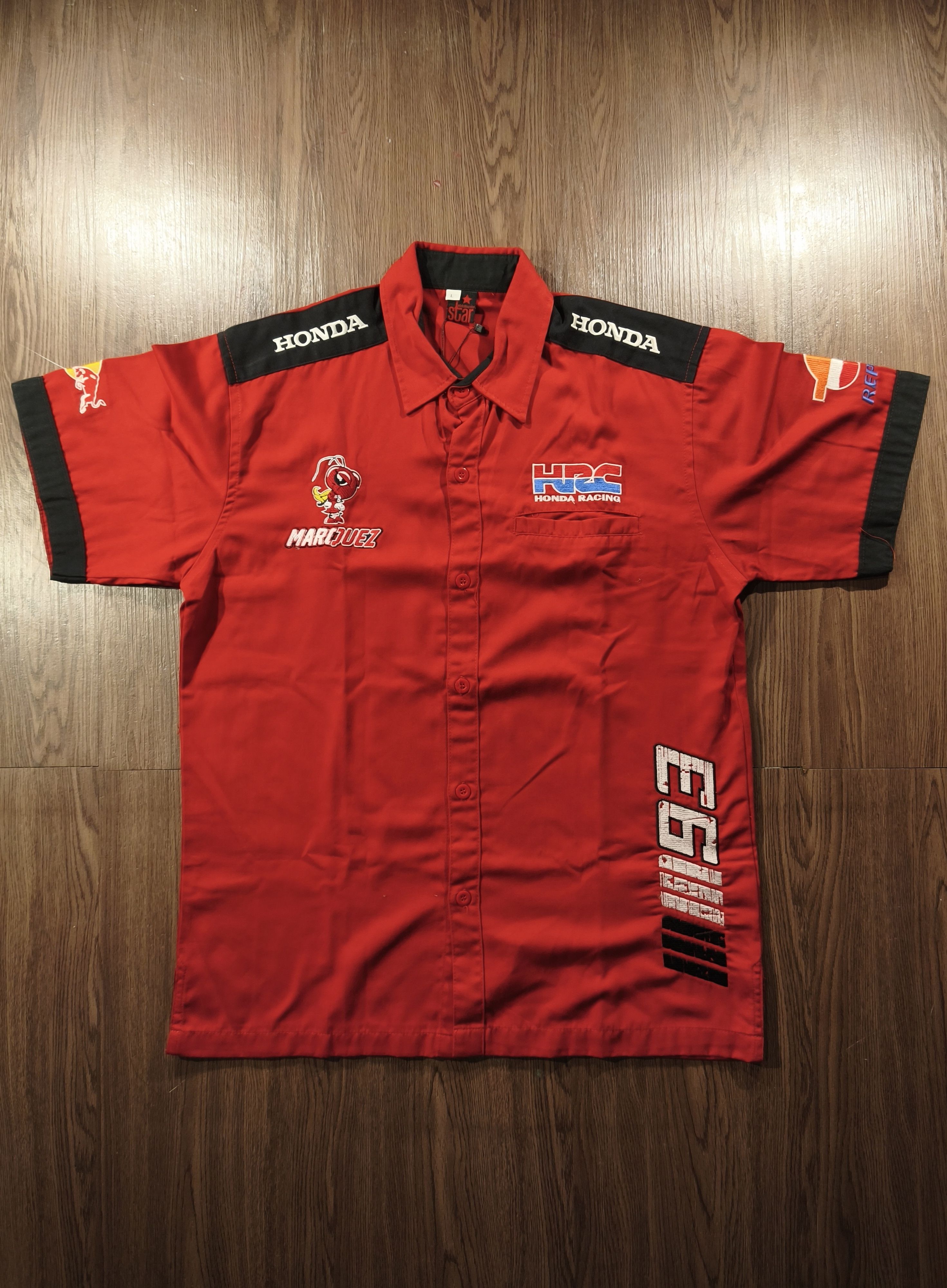 Honda Honda HRC Marc Márquez Racing Workshirt Size US L / EU 52-54 / 3 - 1 Thumbnail