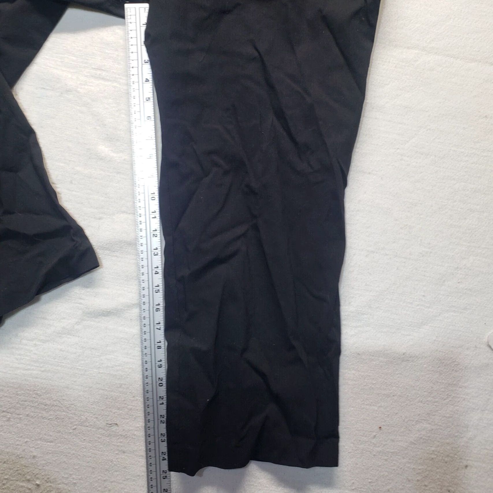 Vintage Lane Bryant Black Pants Career Stretch Trousers Front Pockets 28P Adult Women's Size 28" / US 6 / IT 42 - 7 Thumbnail