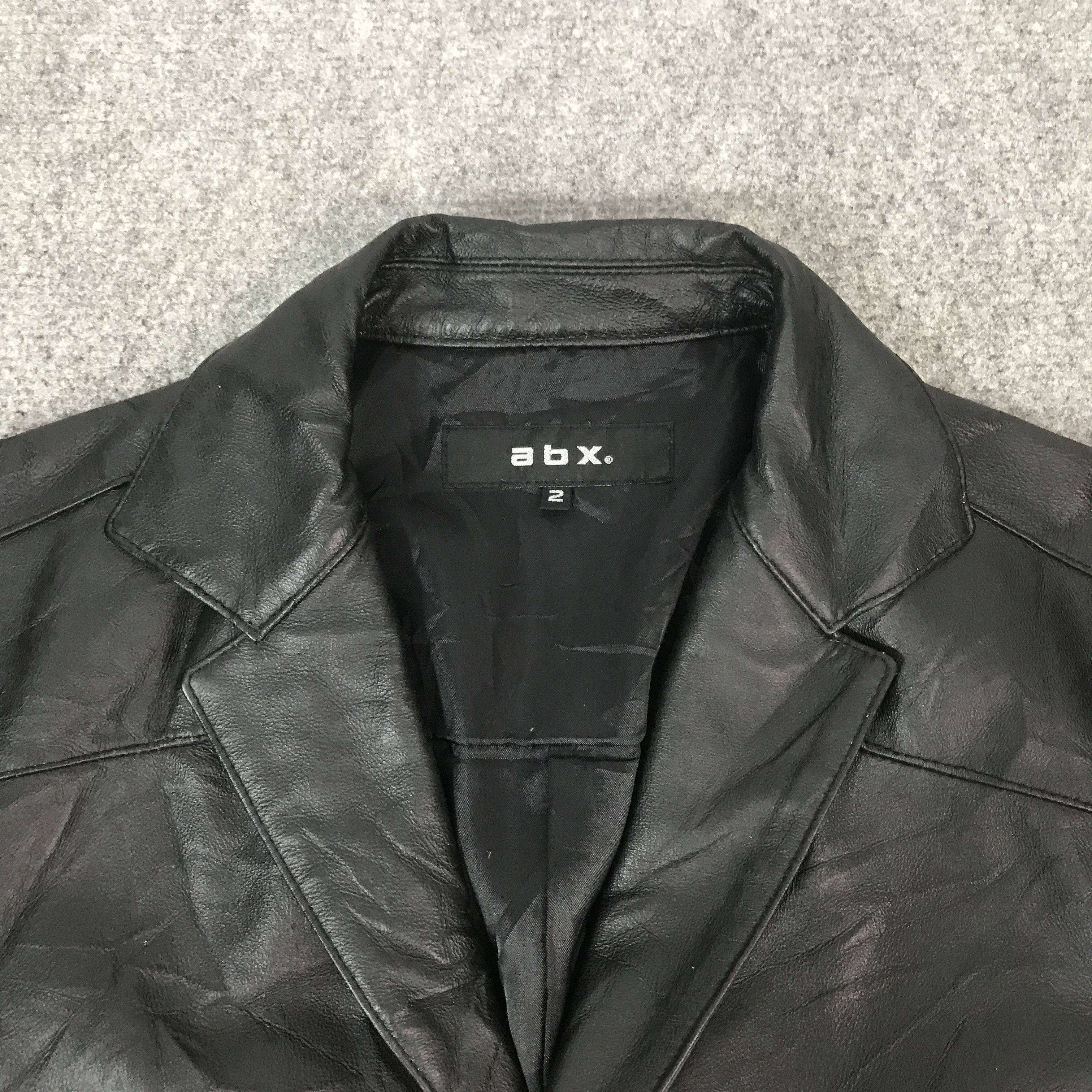 Japanese Brand abx leather punk Style jacket K65B5 Size US M / EU 48-50 / 2 - 8 Thumbnail
