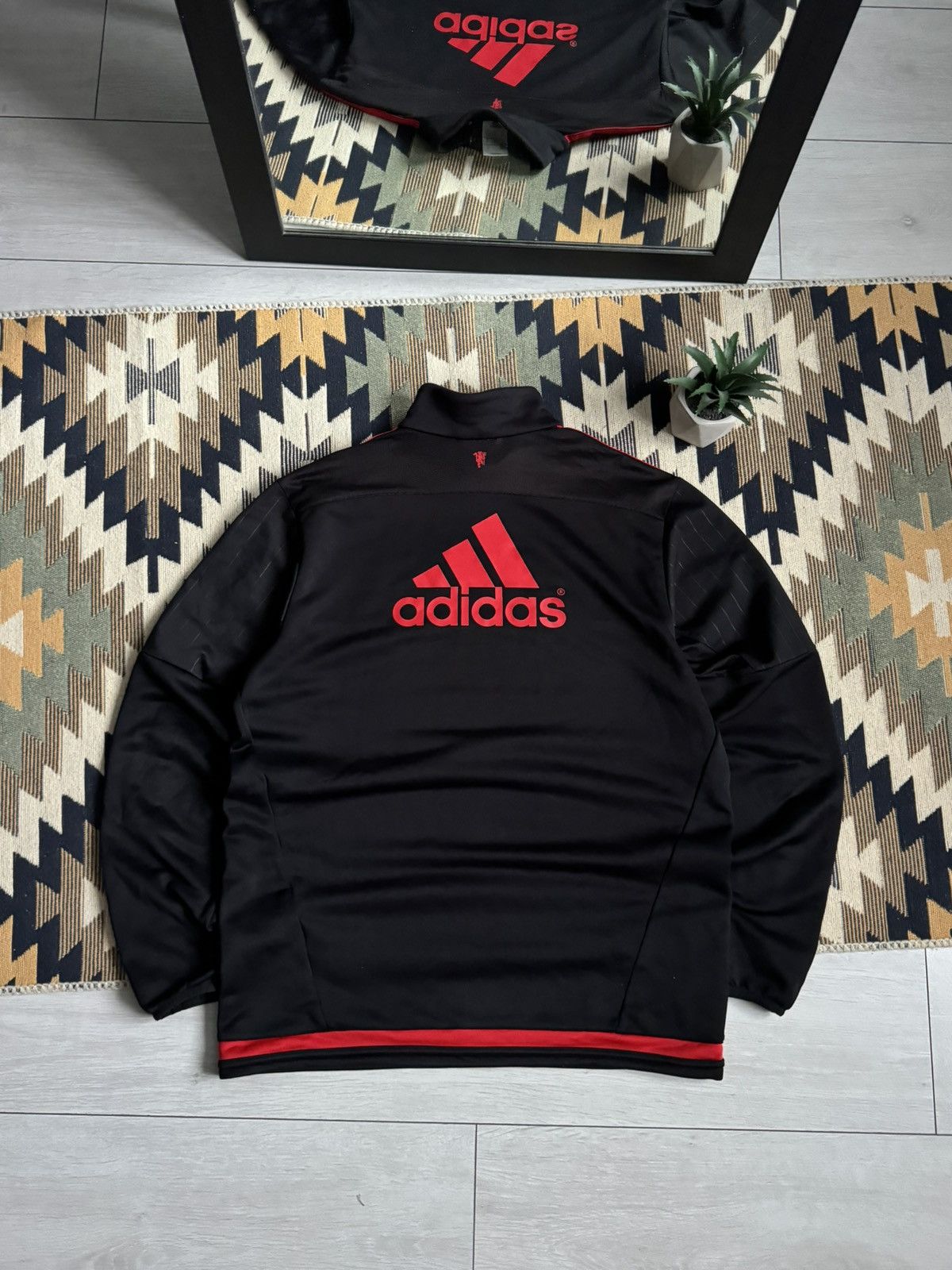 Adidas Adidas Manchester United 2015 Blockcore Training Jacket Size US M / EU 48-50 / 2 - 2 Thumbnail