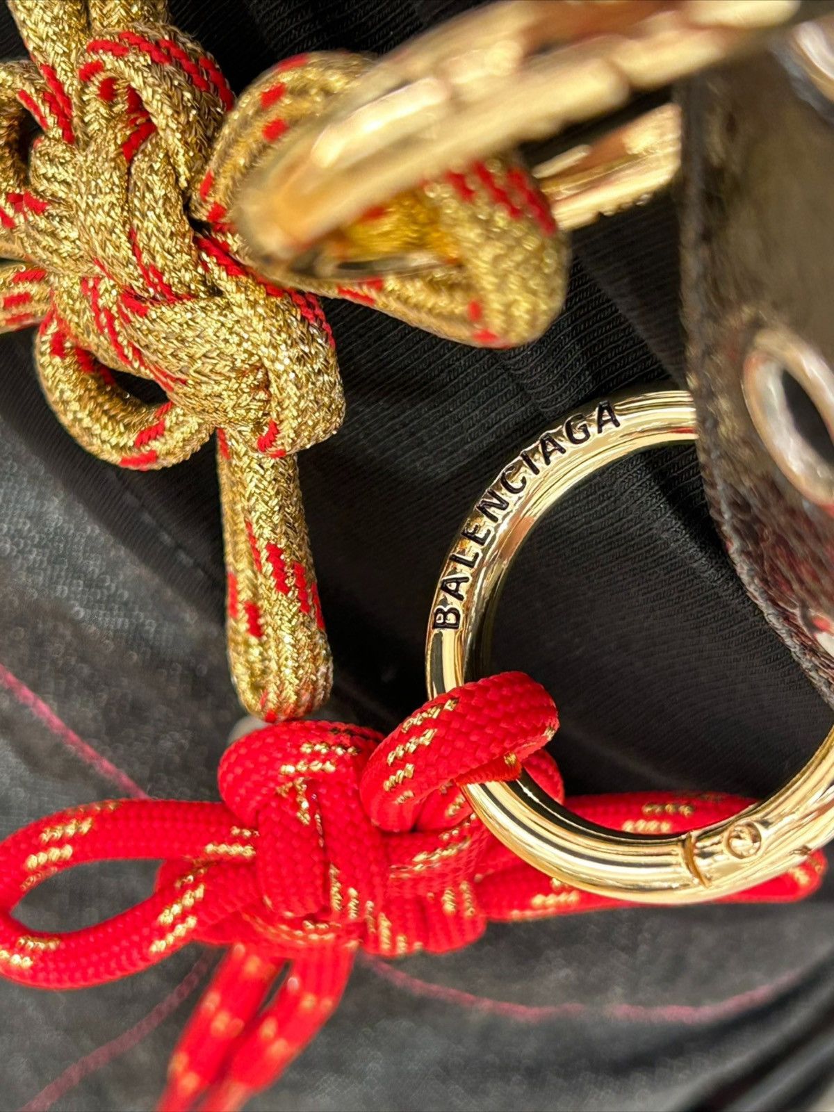 Balenciaga Balenciaga Chinese knot keychain Size ONE SIZE - 3 Thumbnail
