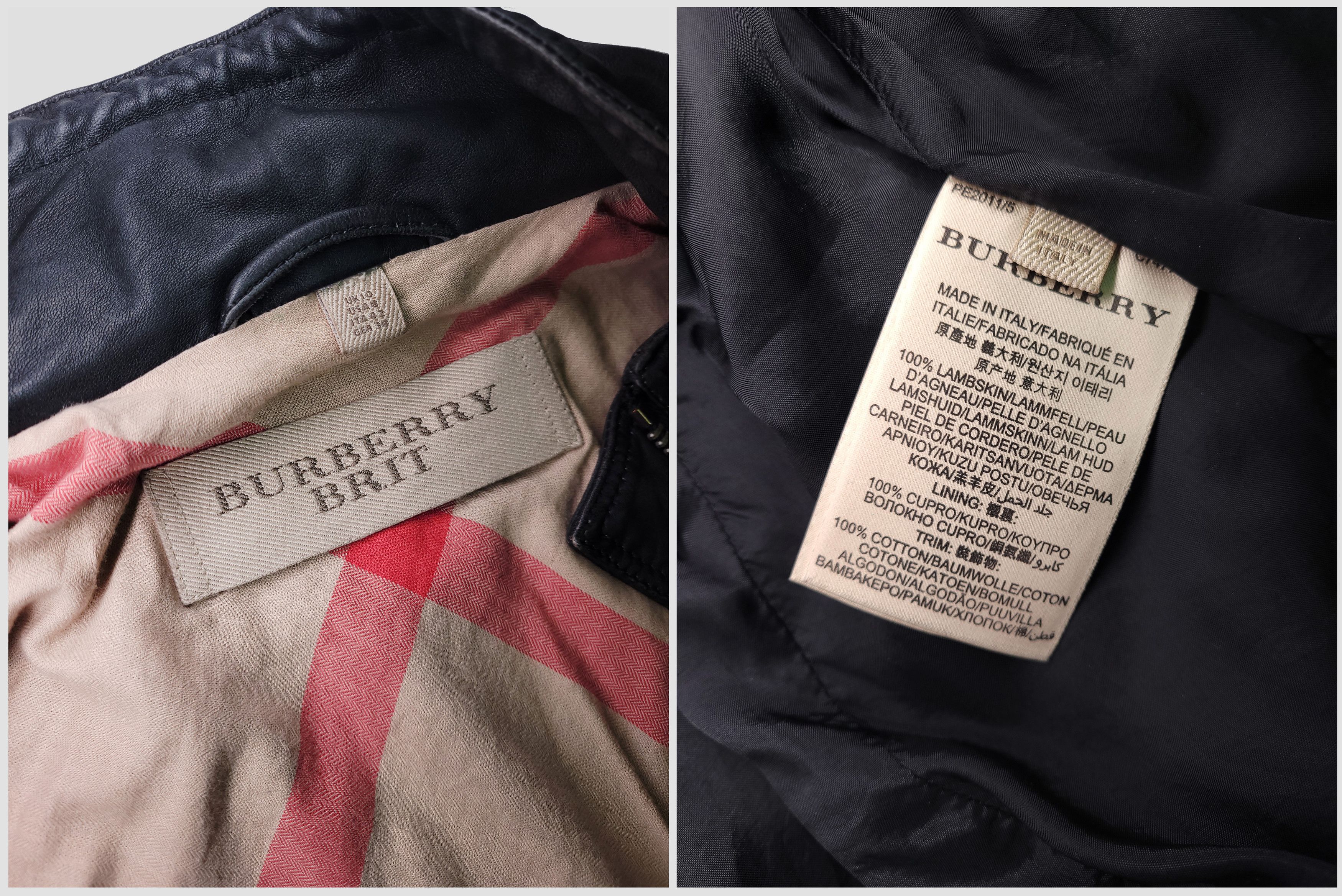 Burberry Burberry Brit _ Italy _ Biker_ Lambskin _ Field Jacket Size M / US 6-8 / IT 42-44 - 9 Thumbnail