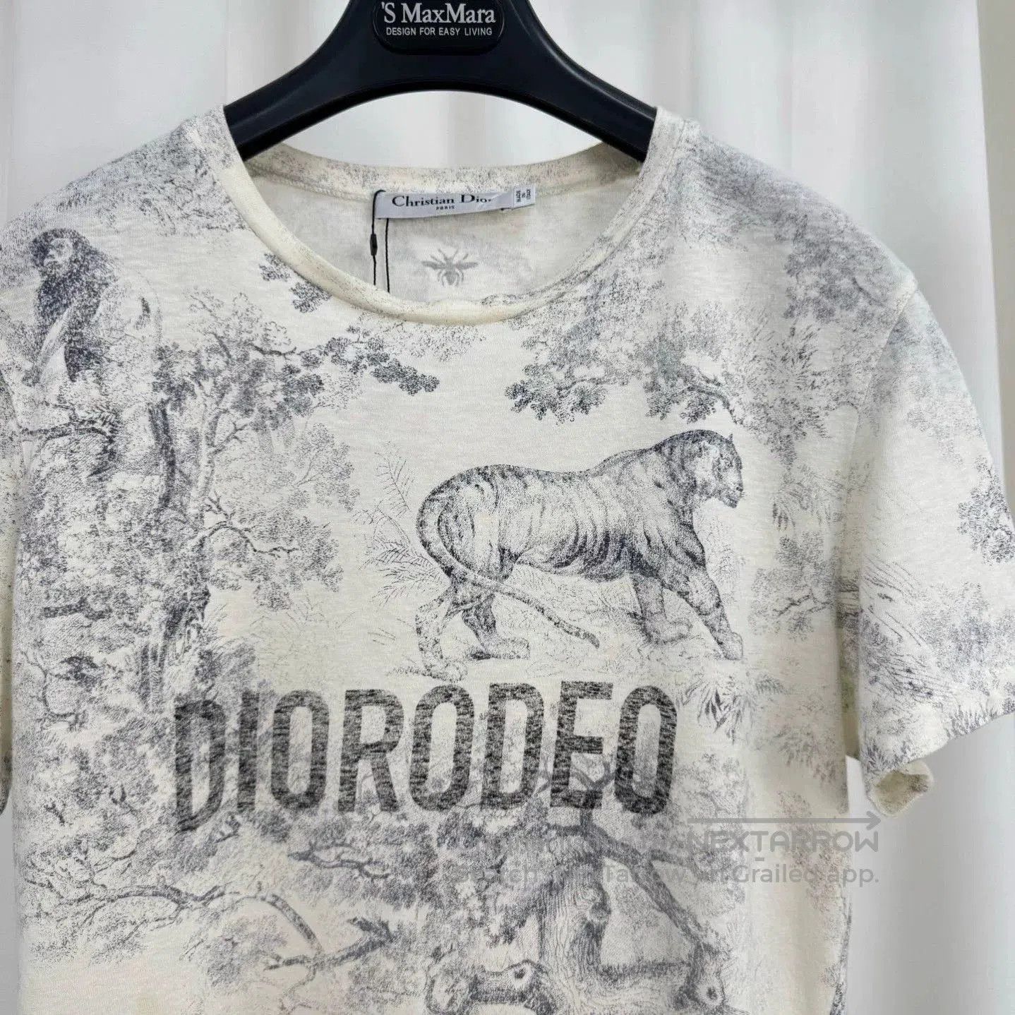 Dior Dior Zoo Print Letter Short Sleeve Tee. Size XS / US 0-2 / IT 36-38 - 3 Thumbnail