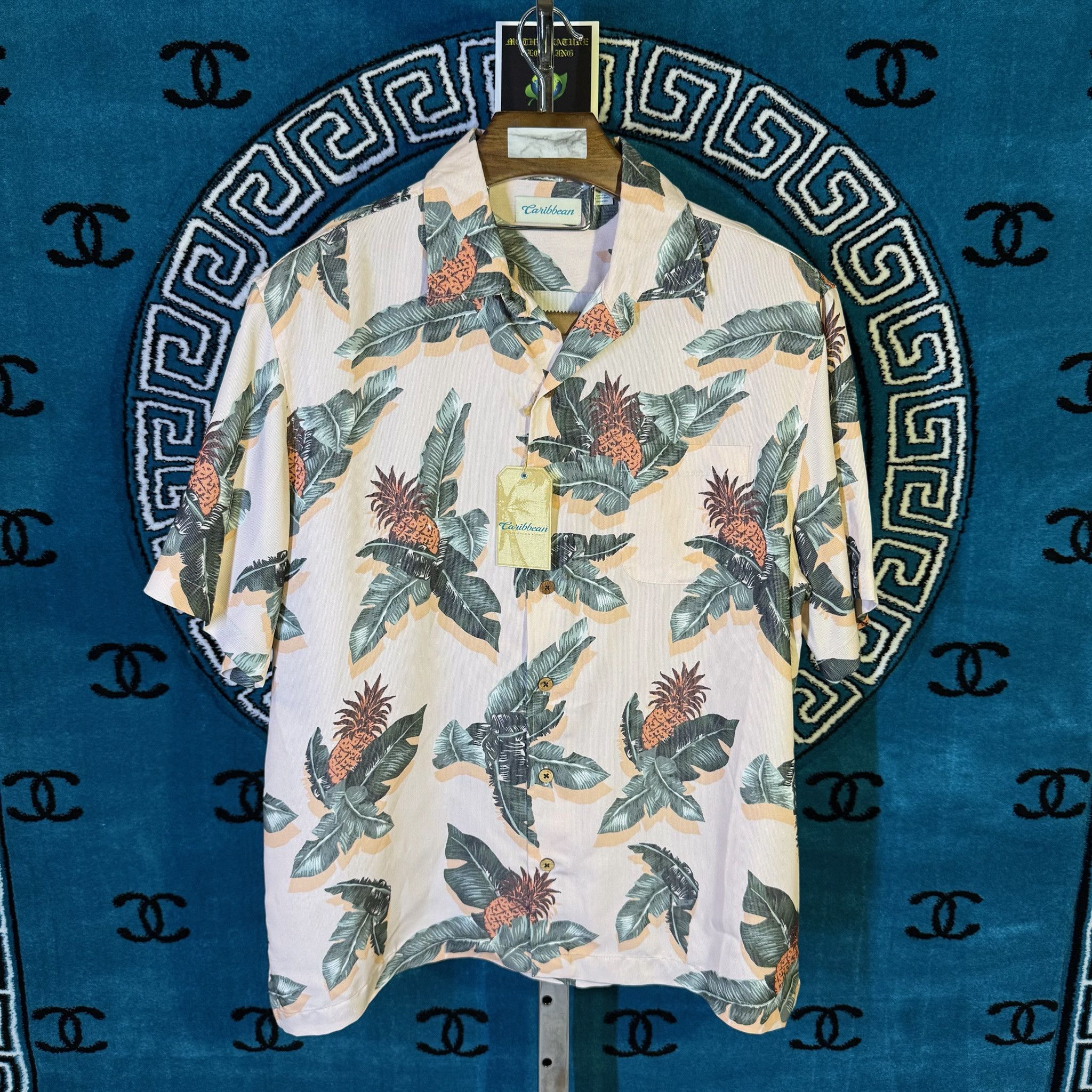 Caribbean THE GOLDEN PINEAPPLE PALMAS MODAL CABANA SHIRT Size US XL / EU 56 / 4 - 1 Preview