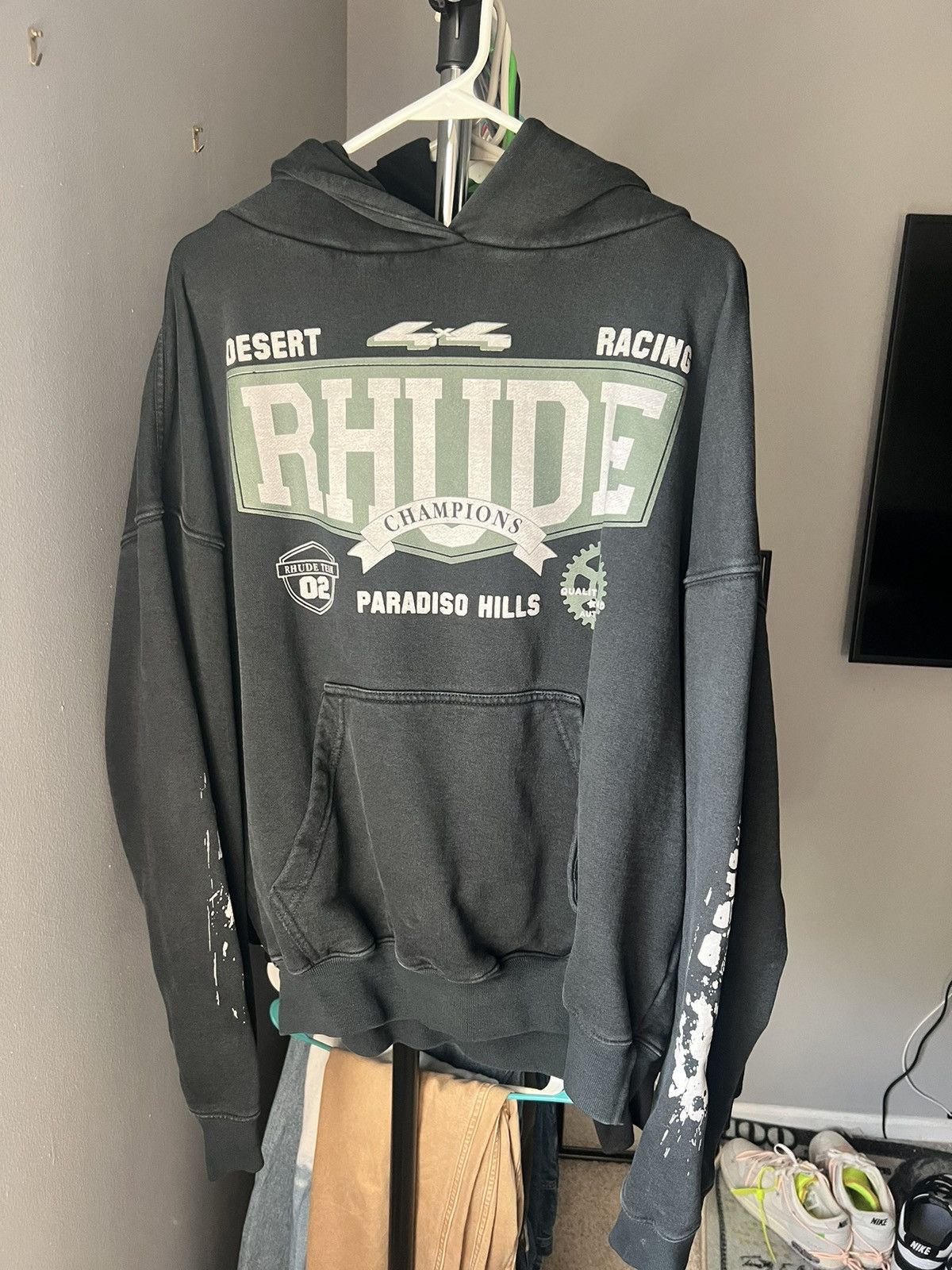 Rhude RHUDE 4X4 HOODIE Size US M / EU 48-50 / 2 - 1 Thumbnail