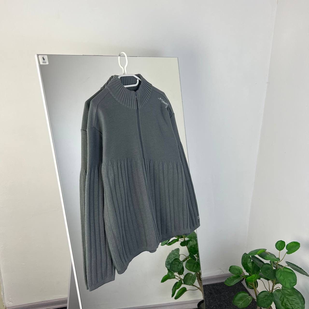 Billabong Vintage Y2K Billabong Mini Logo Striped Knit Zip Up Sweater Size US L / EU 52-54 / 3 - 1 Thumbnail