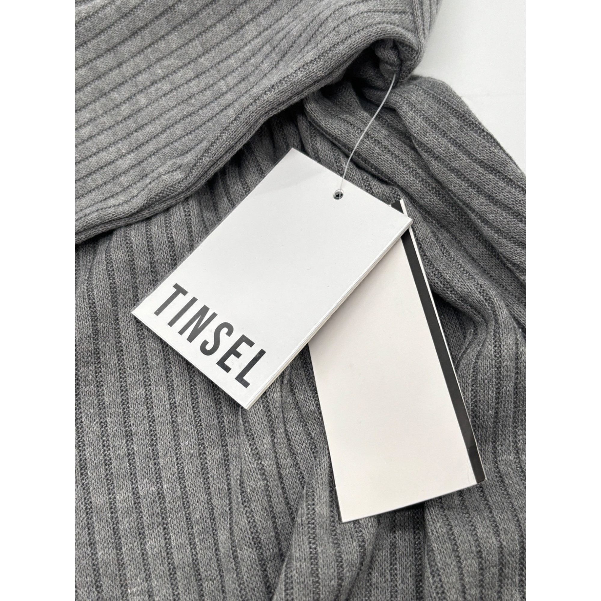 Other Tinsel Long Sleeve V-neck, Button Front Ribbed Cardigan Top Size ONE SIZE - 5 Thumbnail