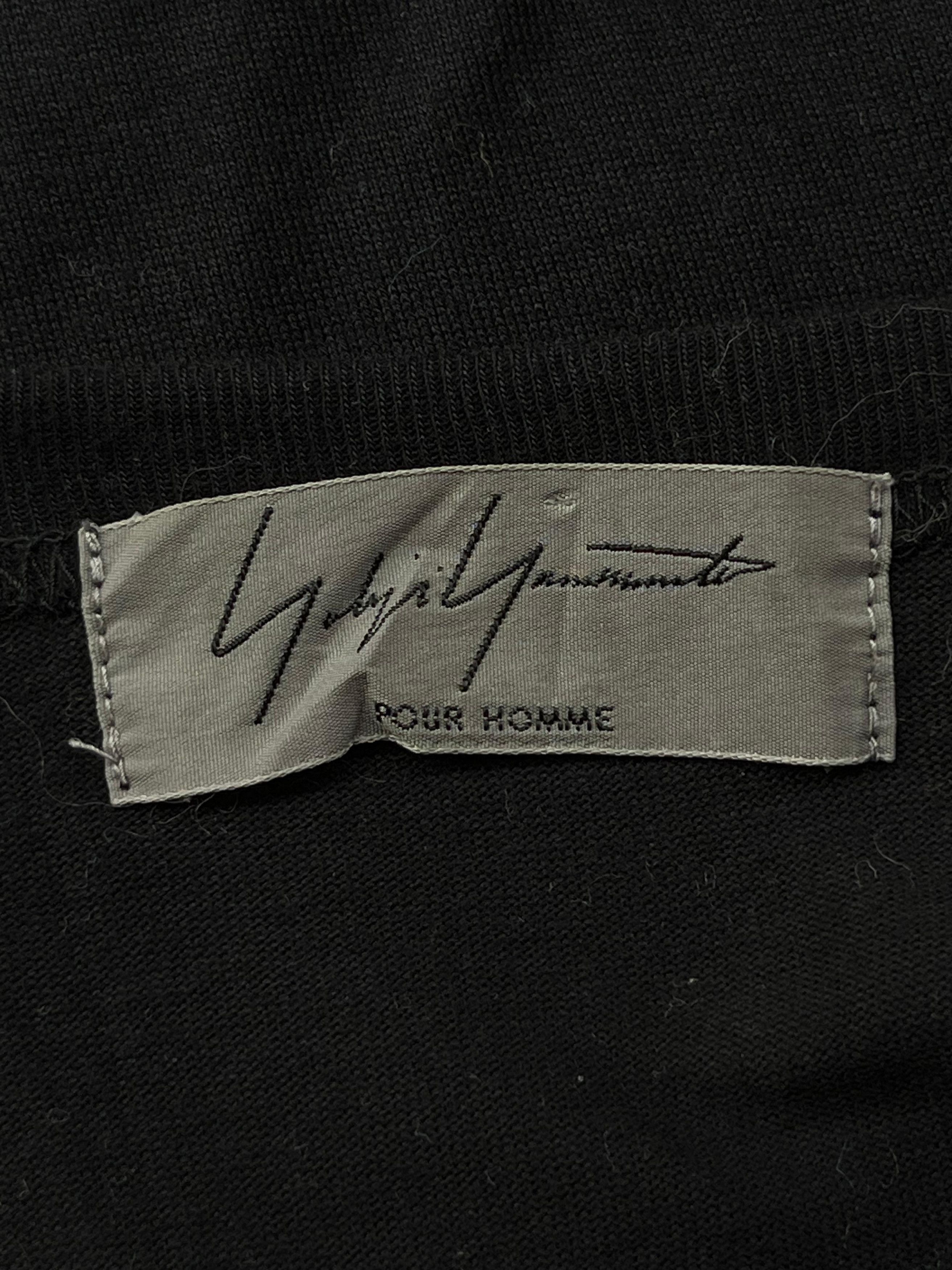 Yohji Yamamoto Yohji Yamamoto Pour Homme Cut and Sewn Long Sleeve T-Shirt Size US M / EU 48-50 / 2 - 8 Thumbnail