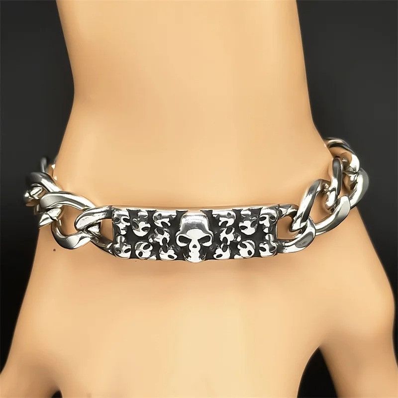 Jewelry Skeleton Skull Bracelet Size ONE SIZE - 3 Thumbnail