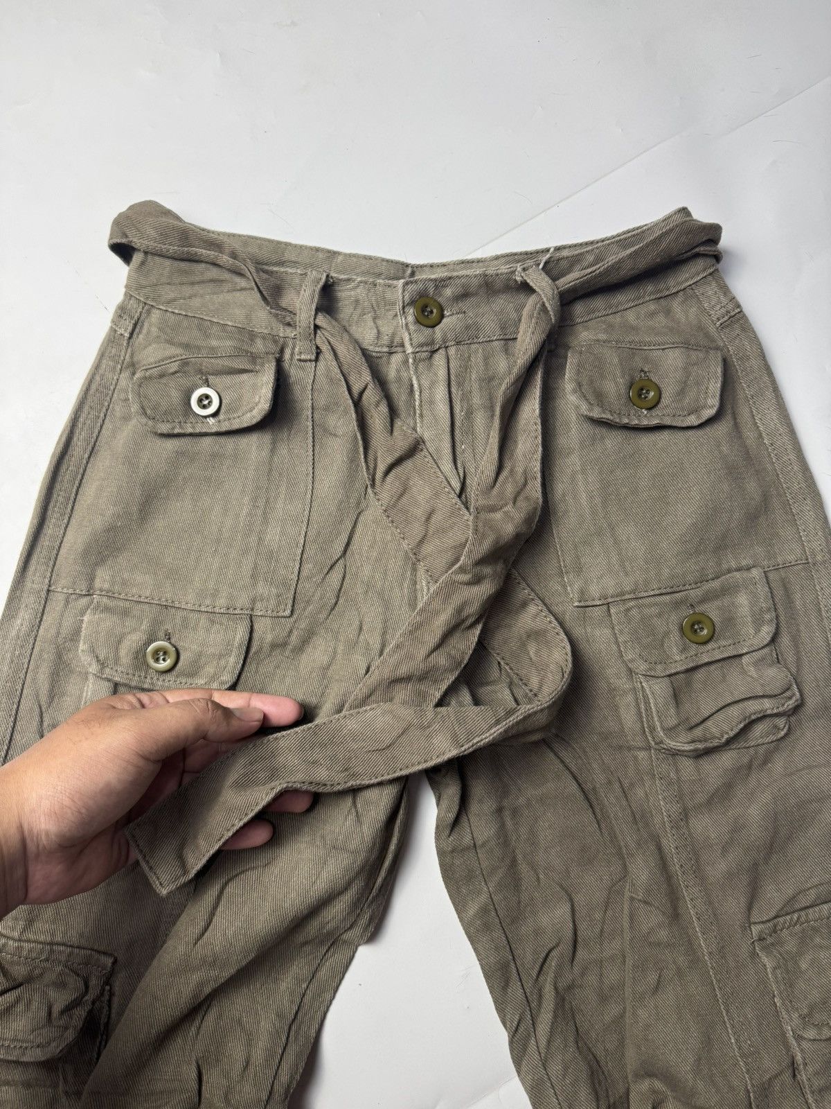 パンツ grunge flare cargo pants goa lgb If Six Was Nine × Japanese Brand × Le Grande Bleu (L.G.B.