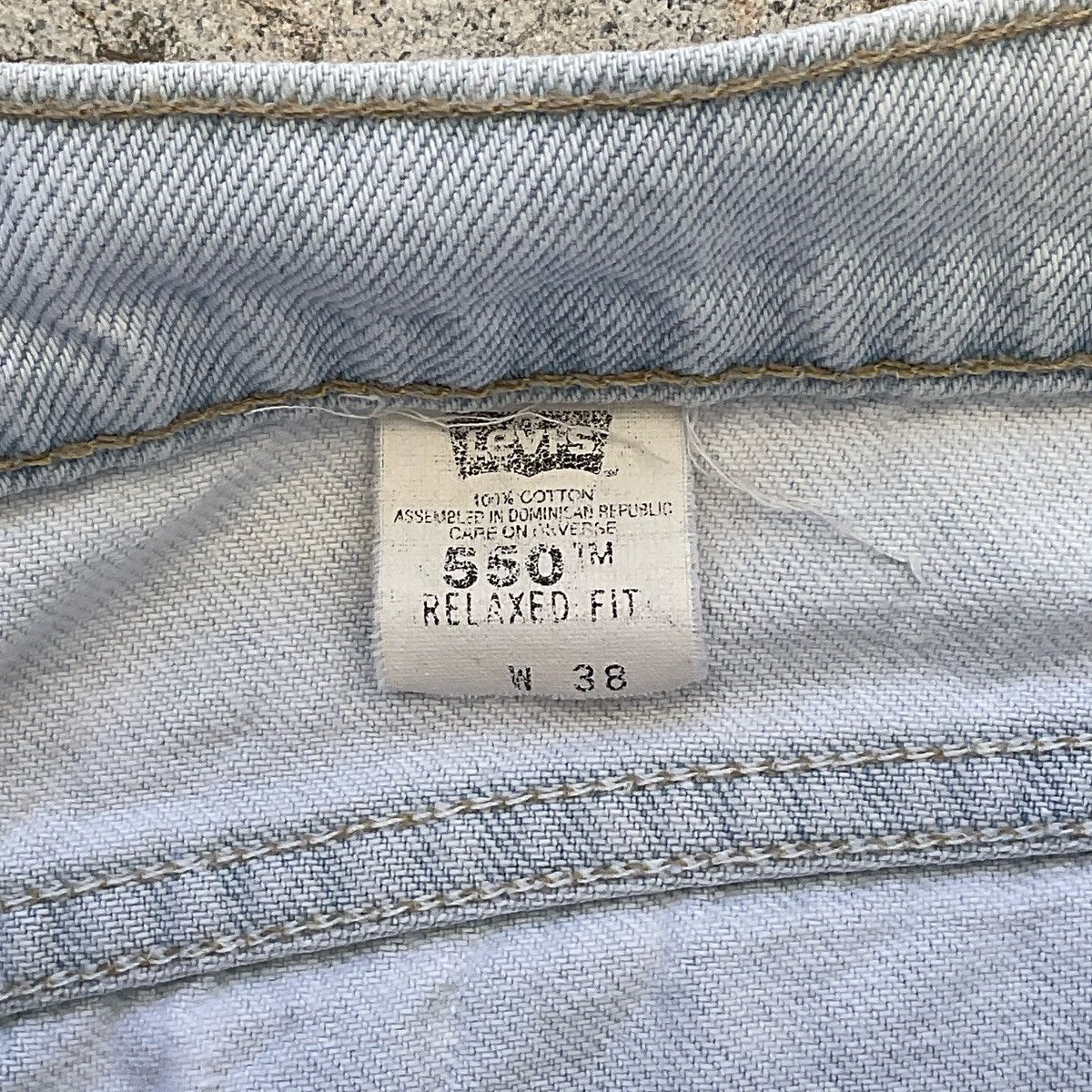 Levi's × Vintage Vintage 80s Levi's Made In USA 550 Orange Tabs Denim Shorts Size US 38 / EU 54 - 9 Thumbnail