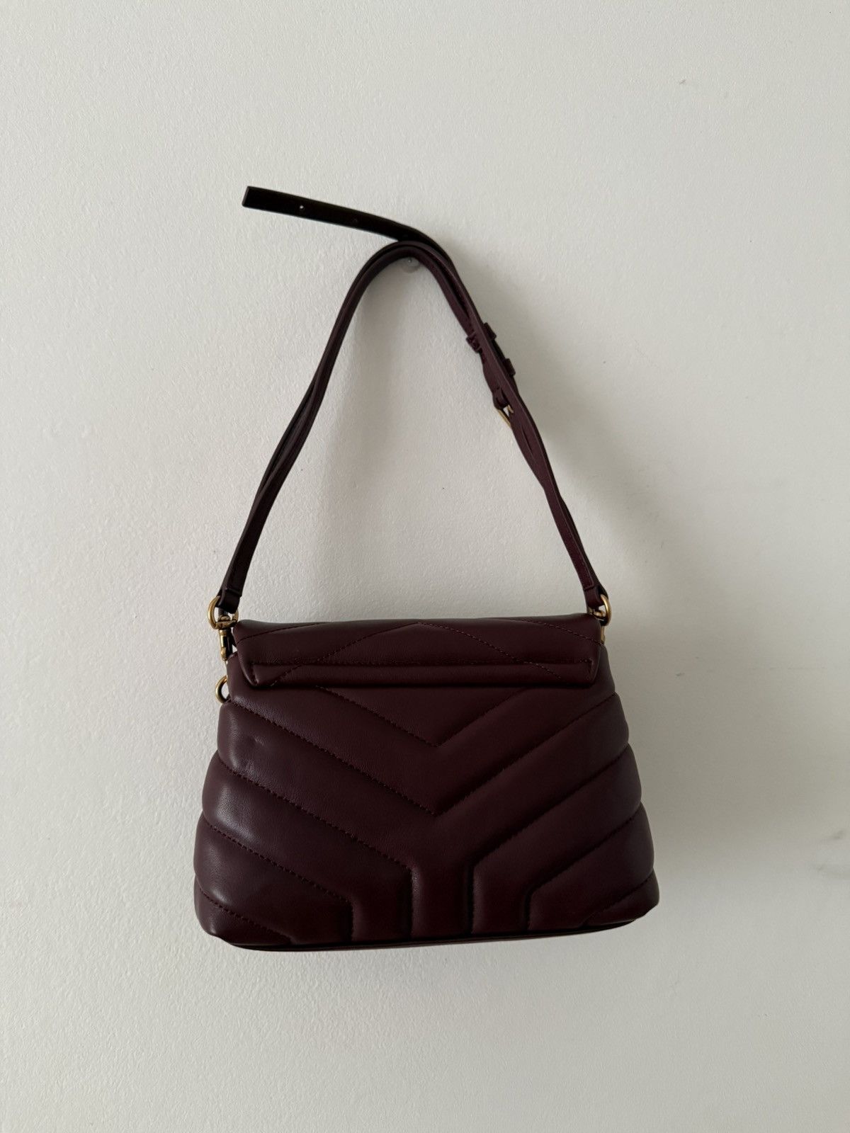 Yves Saint Laurent Saint Laurent Bordeaux Loulou Toy Crossbody Bag Size ONE SIZE - 2 Thumbnail