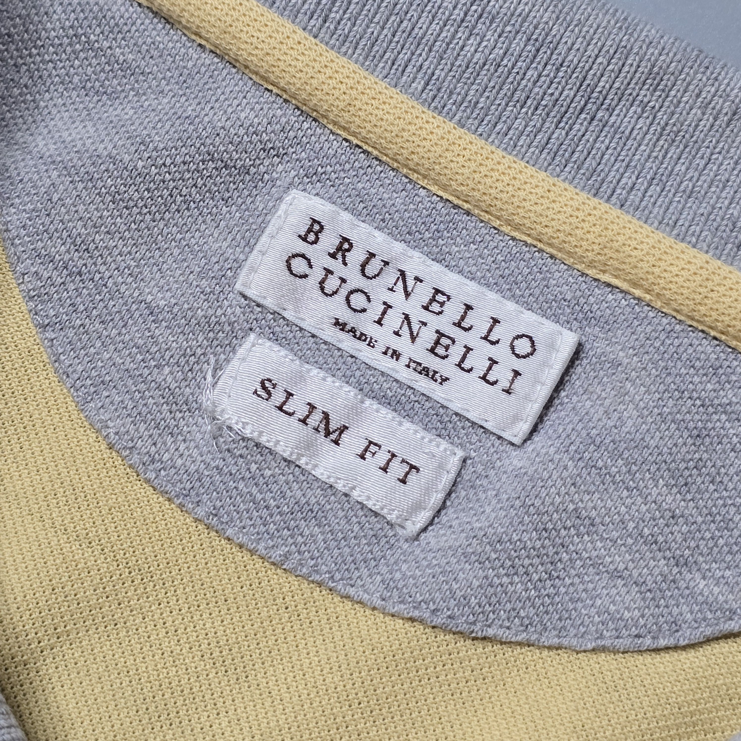 Brunello Cucinelli Brunello Cucinelli - Logo Pique Longslevee Polo Size US XL / EU 56 / 4 - 6 Thumbnail