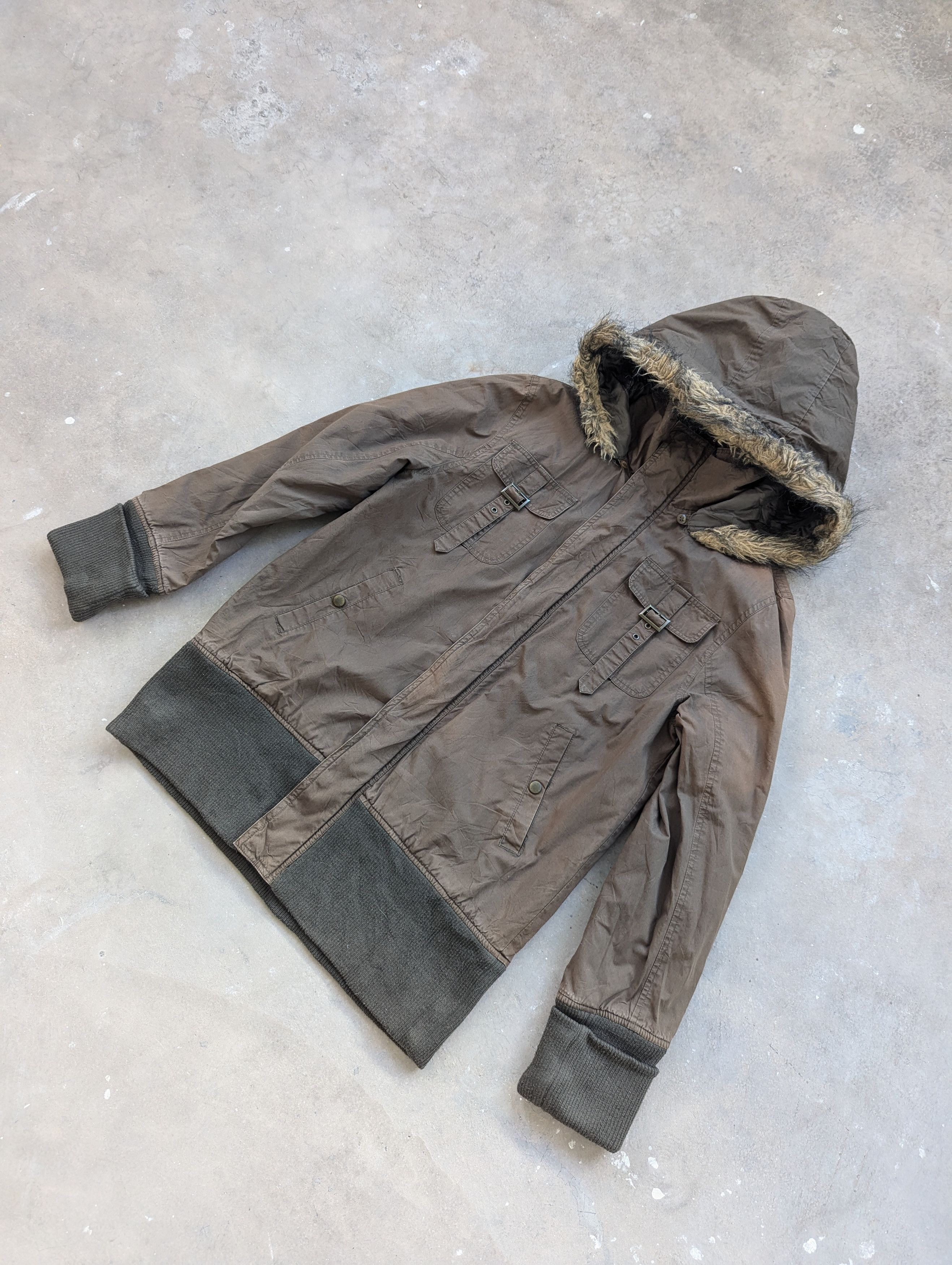 14th Addiction × Japanese Brand × Vintage Vintage Hoodie Jacket Military Style By Caparanka Size M / US 6-8 / IT 42-44 - 2 Thumbnail