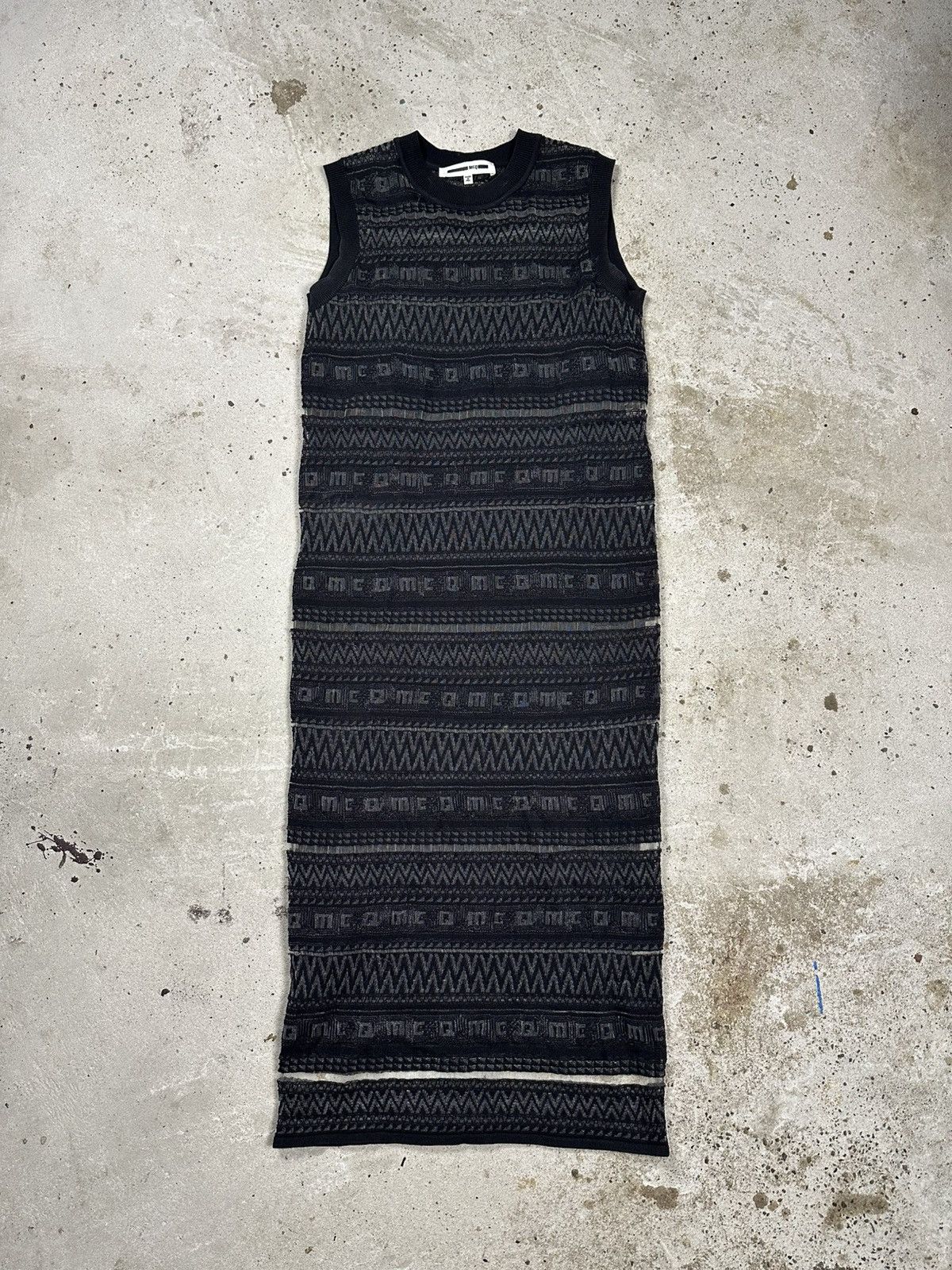 Alexander McQueen Alexander McQueen Crochet Black Mesh Maxi Dress Size S / US 4 / IT 40 - 1 Thumbnail